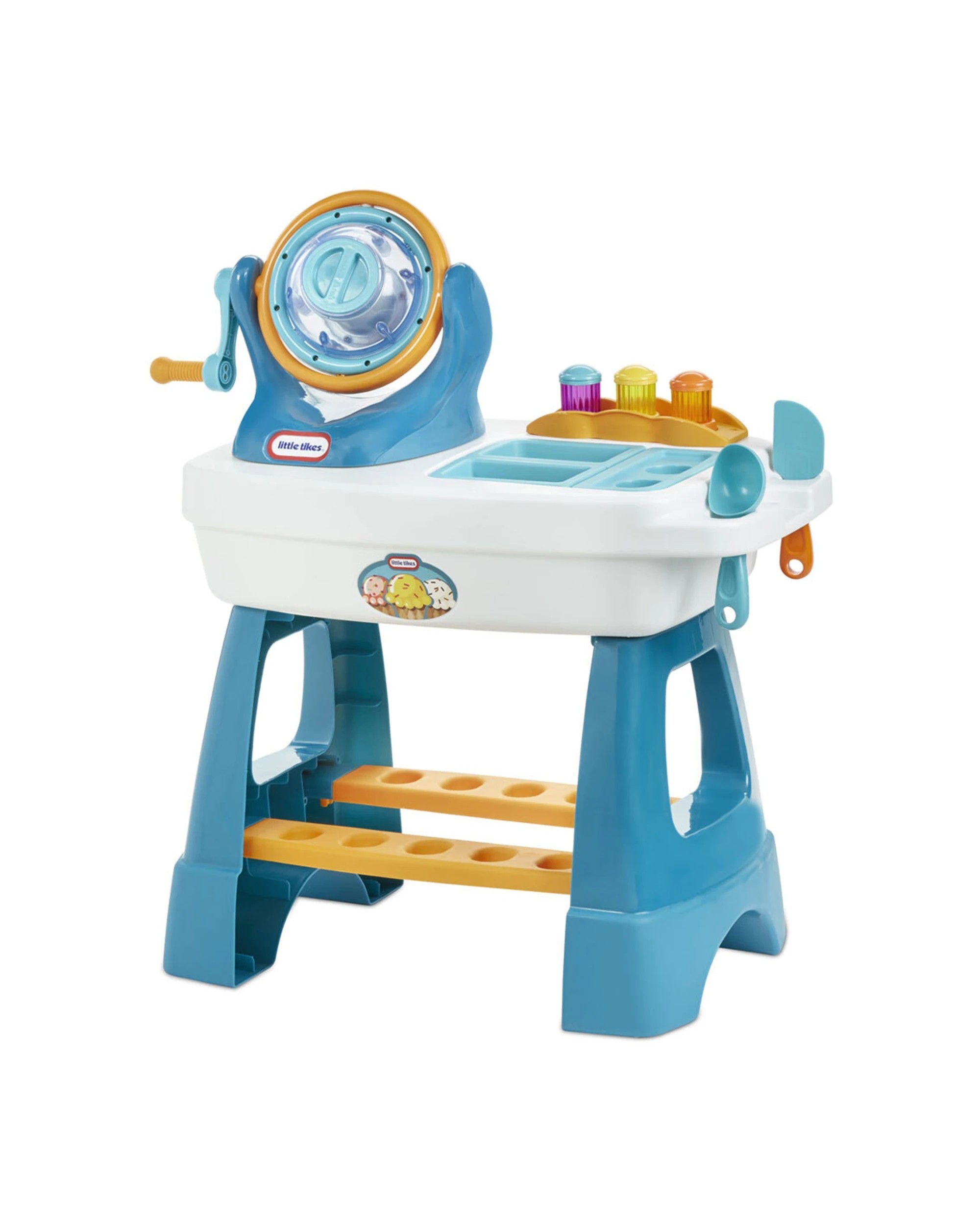 2 Little Tikes Now Make Real Ice Cream At Home Playset Hand Crank Ages 3 Years, 2 of 6