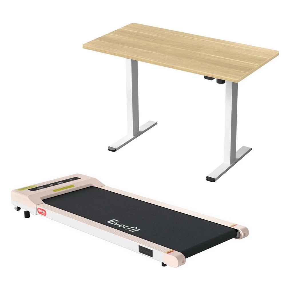 2 Artiss Electric Treadmill with 140cm Automatic Standing Desk Walking Pad - Multi, 2 of 9