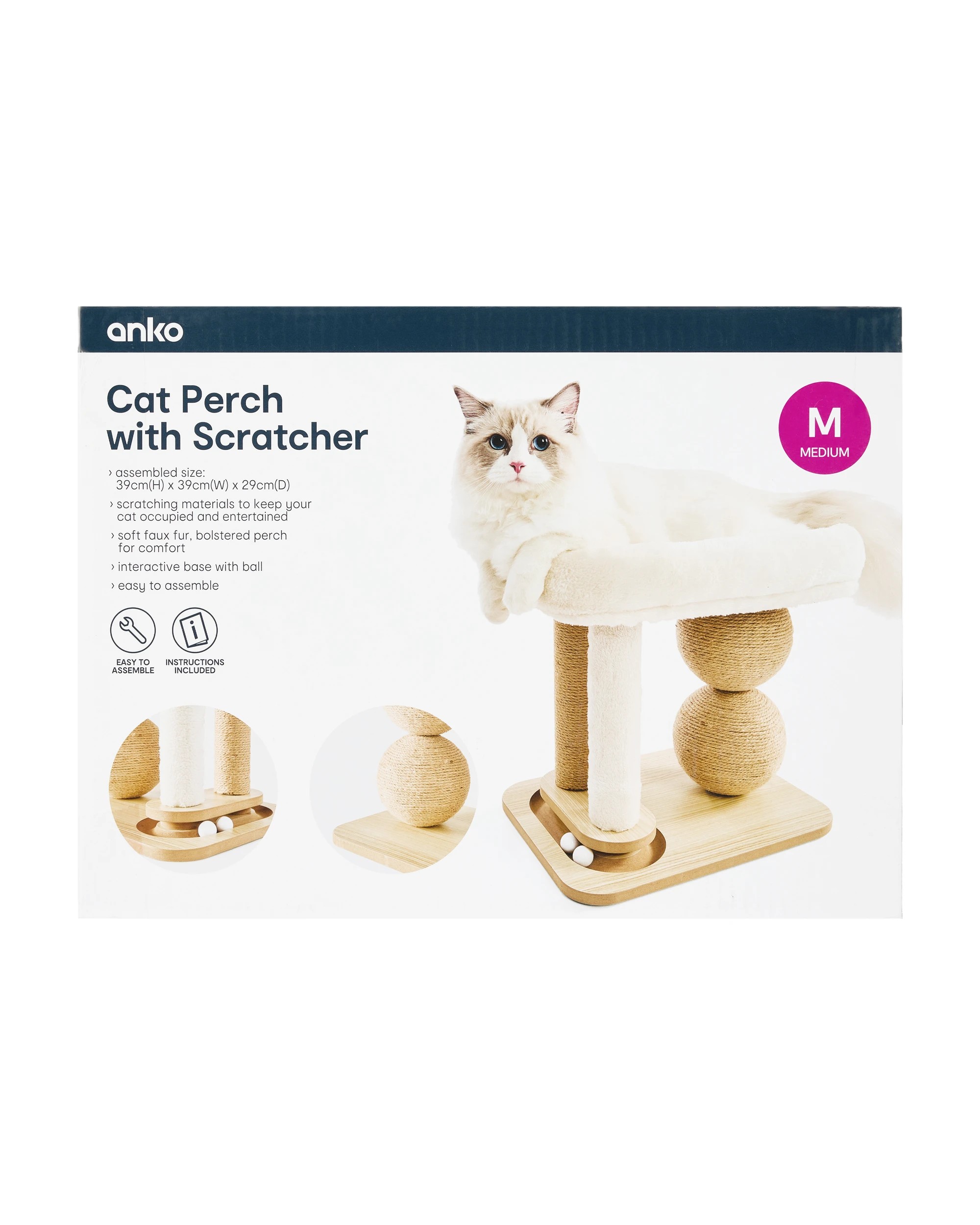 9 Cat Perch with Scratcher, 9 of 10
