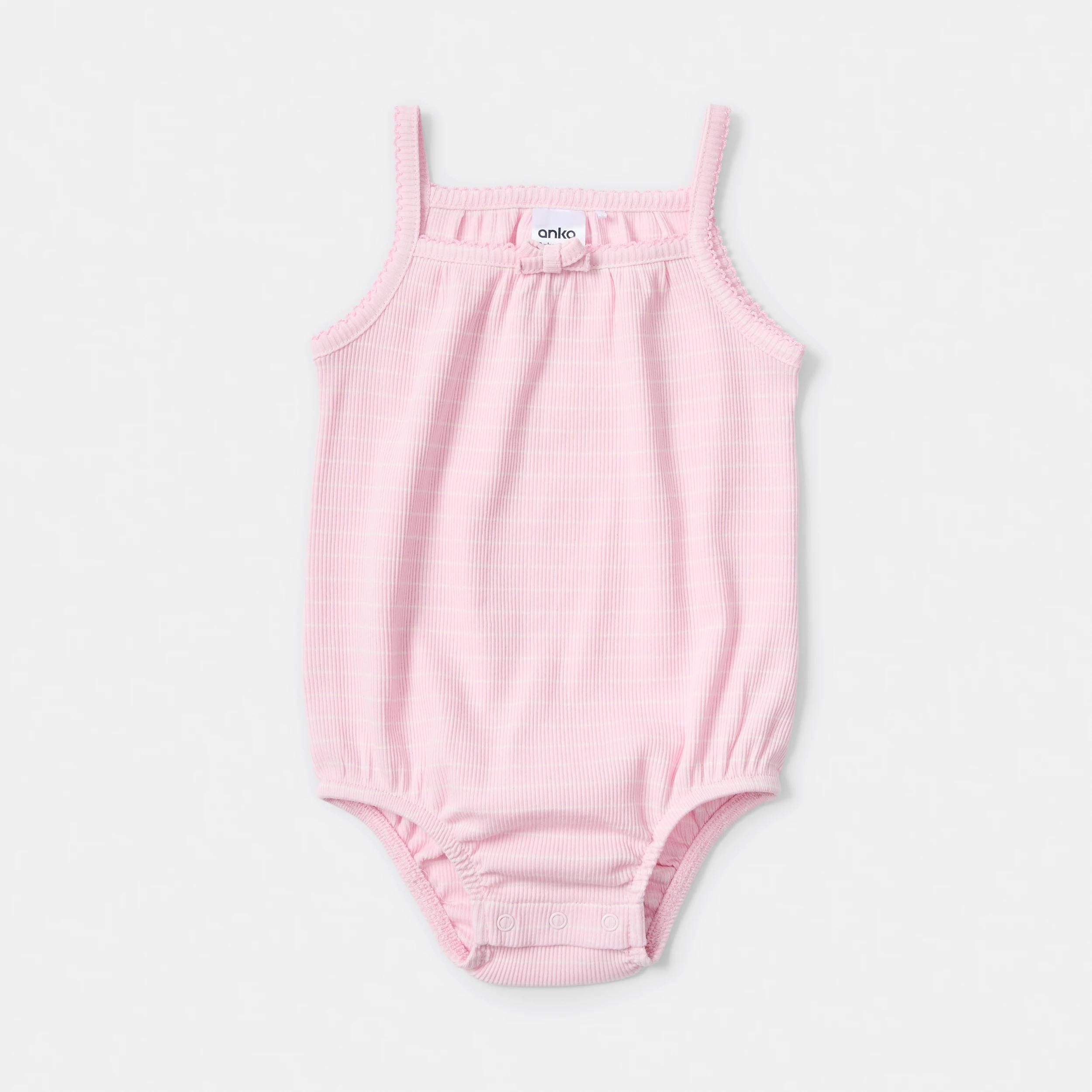5 3 Pack Sleeveless Ribbed Bodysuit FRUIT SALAD, 5 of 8