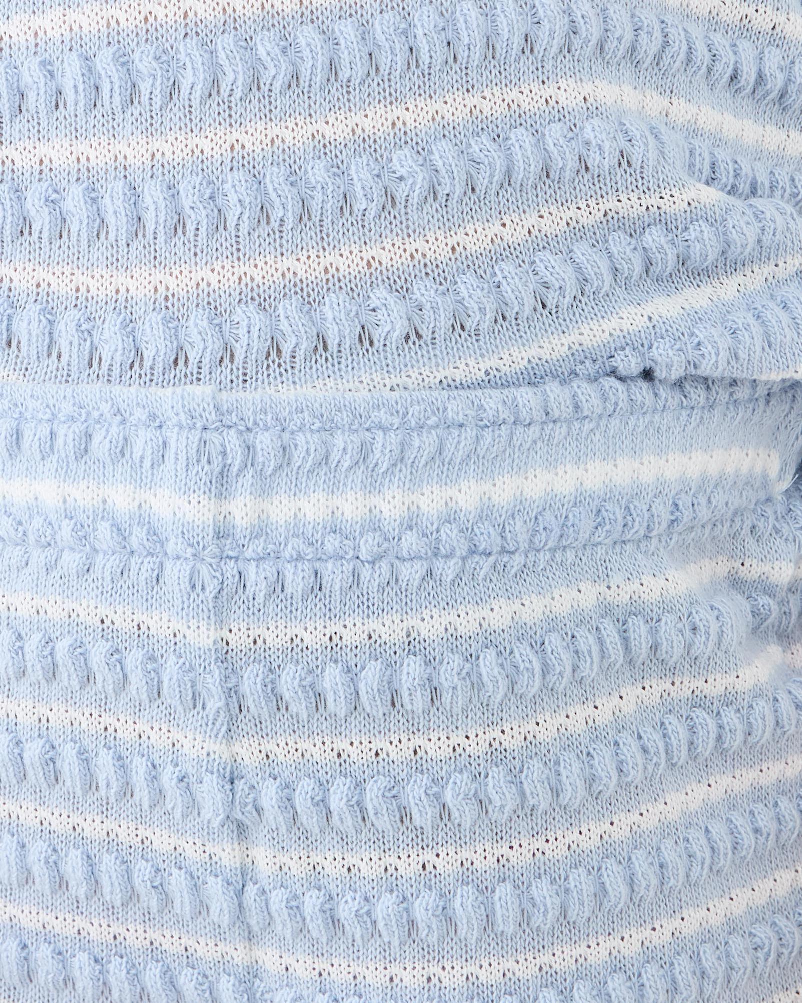 6 Oversized T-shirt and Pants Set Blu Stripe, 6 of 7