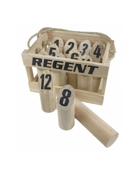 Regent Wooden Number Toss Kubb Game - Natural
