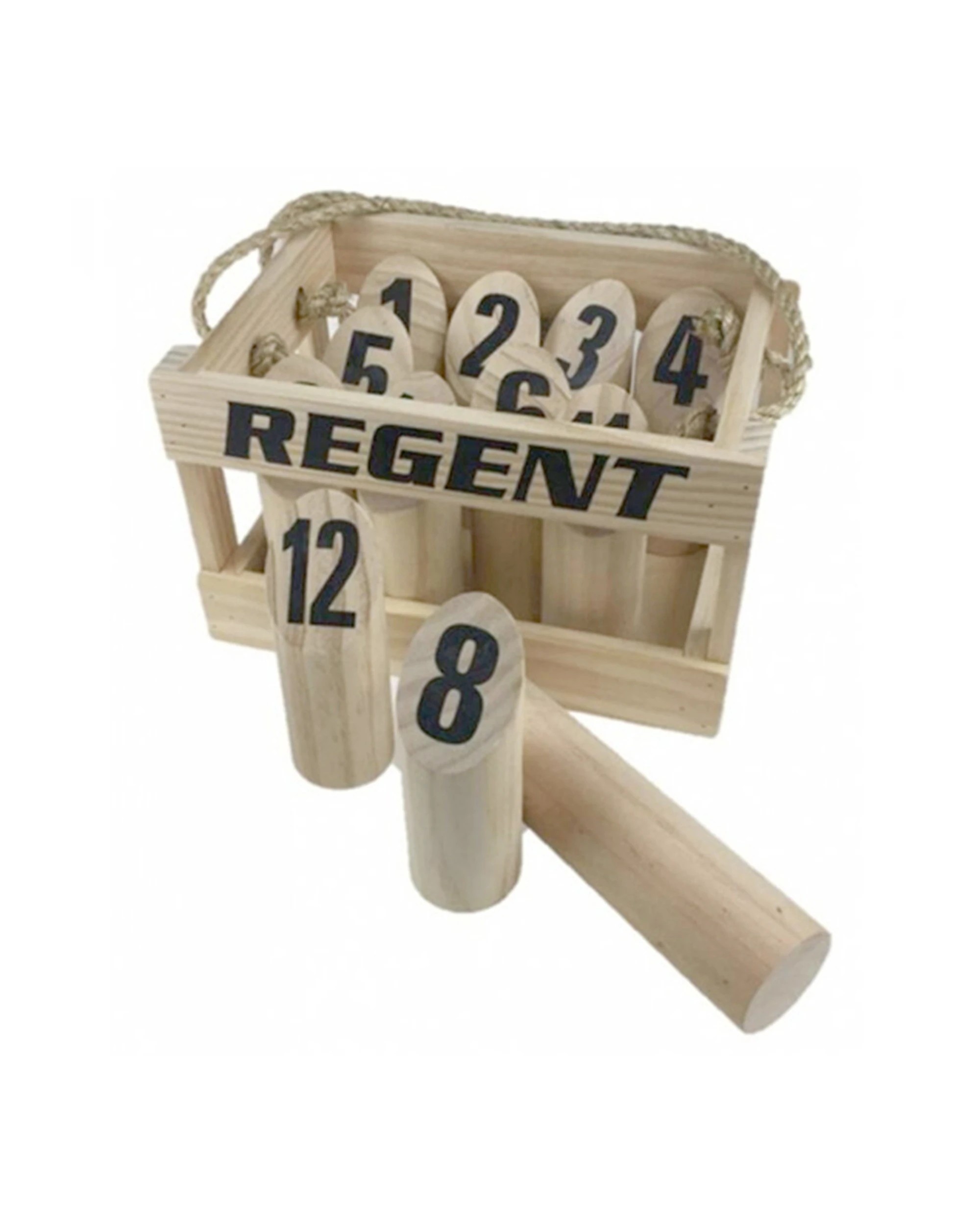 1 Regent Wooden Number Toss Kubb Game - Natural, 1 of 1