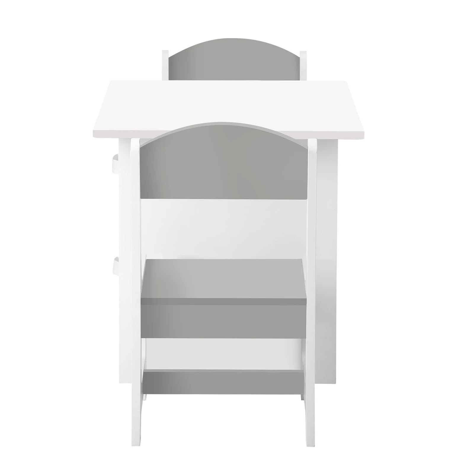 8 Oikiture Kids Table And Chairs Set Children Activity Play Desk With Storage Box
 - White, 8 of 9
