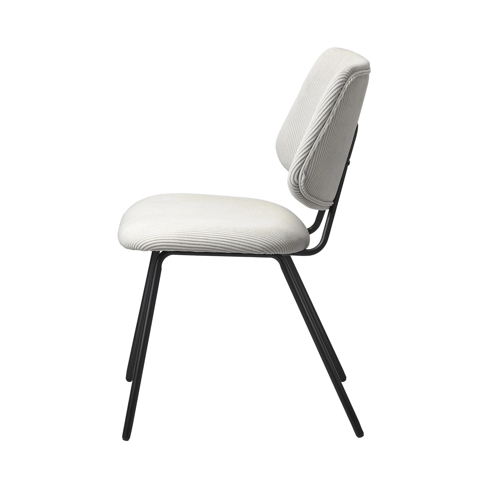 8 Oikiture 4x Dining Chair Vintage Retro Polyester Kitchen Padded Lounge - White, 8 of 9