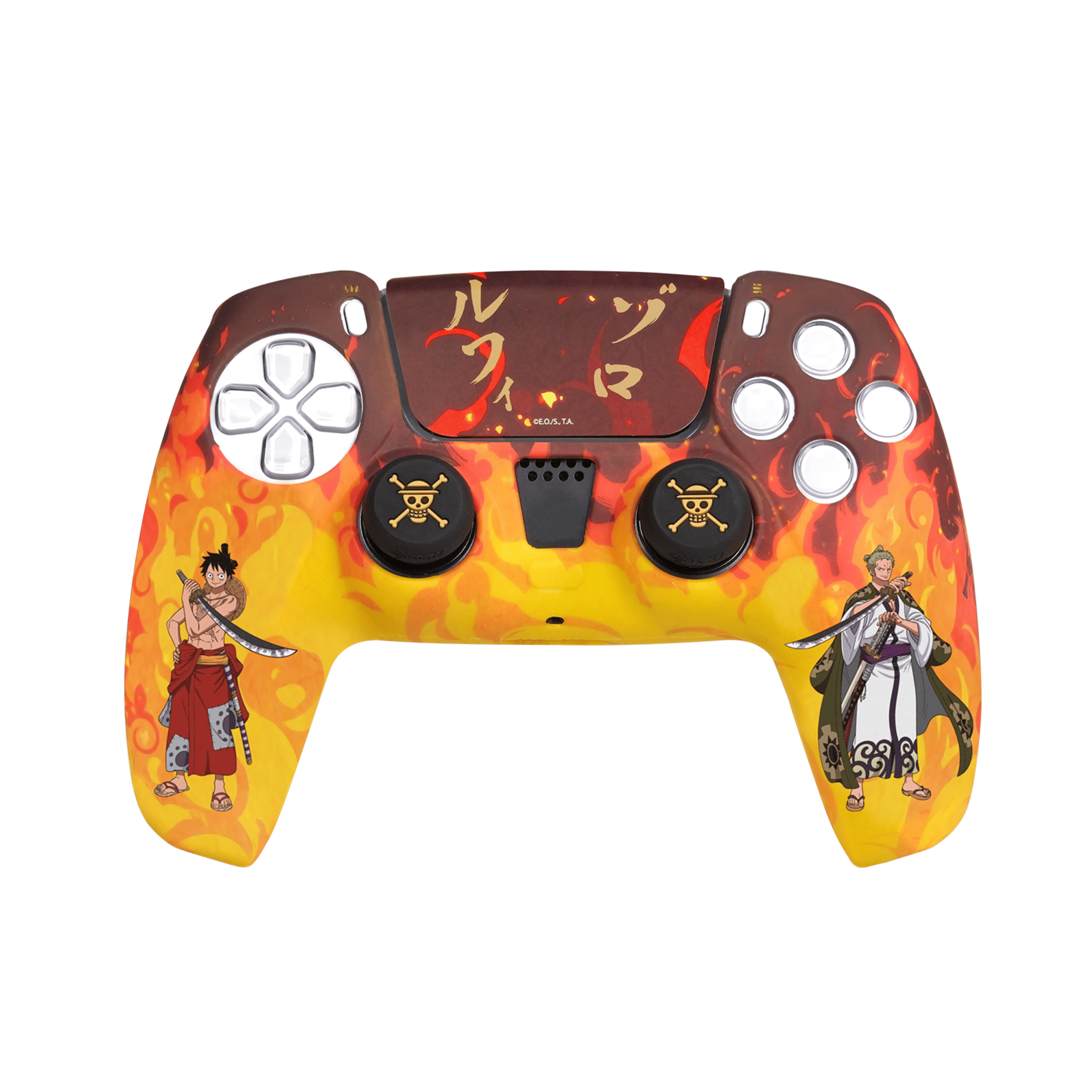 1 One Piece Fire Custom Kit - PlayStation 5 DualSense Controller - Multi, 1 of 5