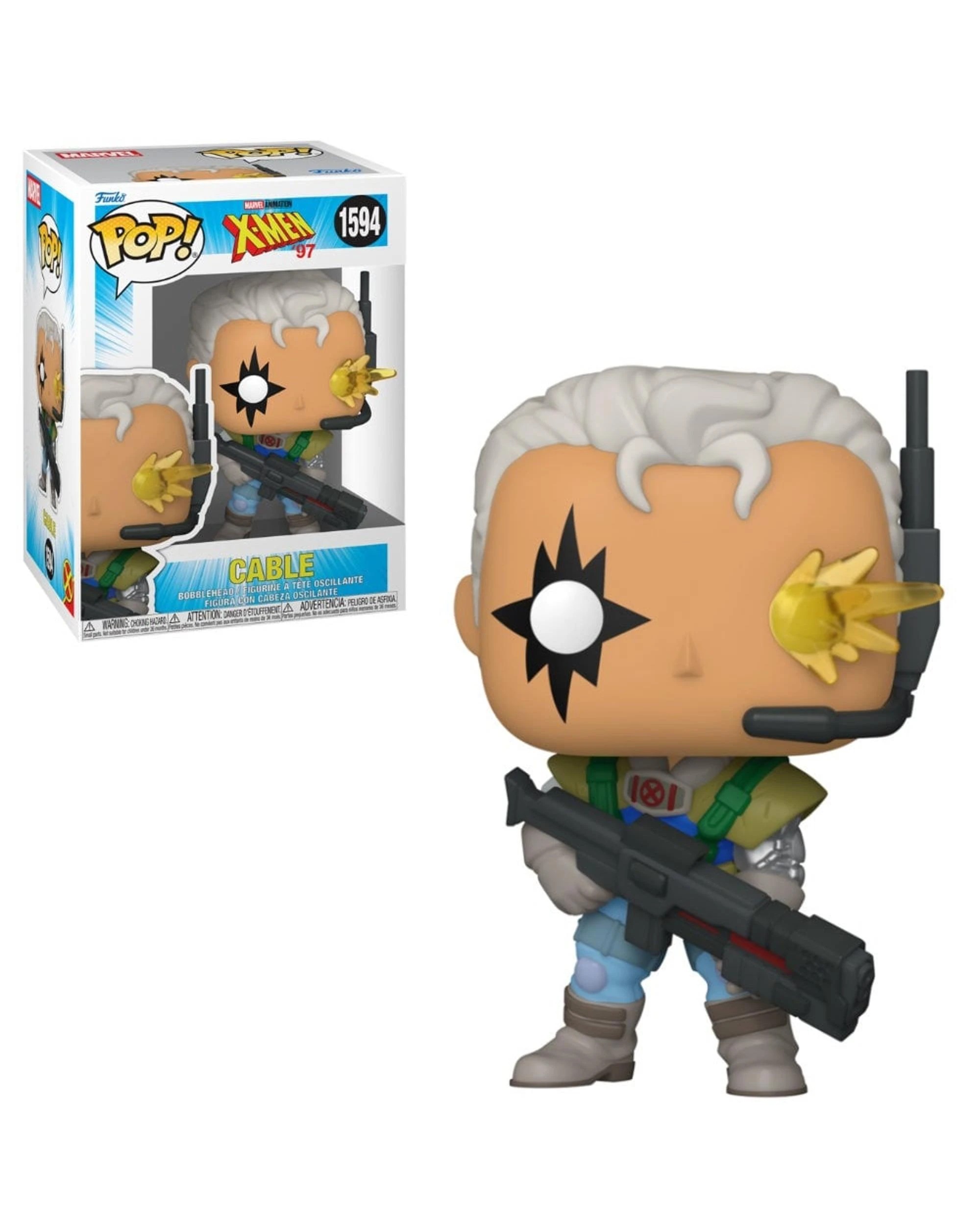 1 Marvel X-Men 97 Cable - X-Corp -  Bobblehead Funko POP! Vinyl, 1 of 3