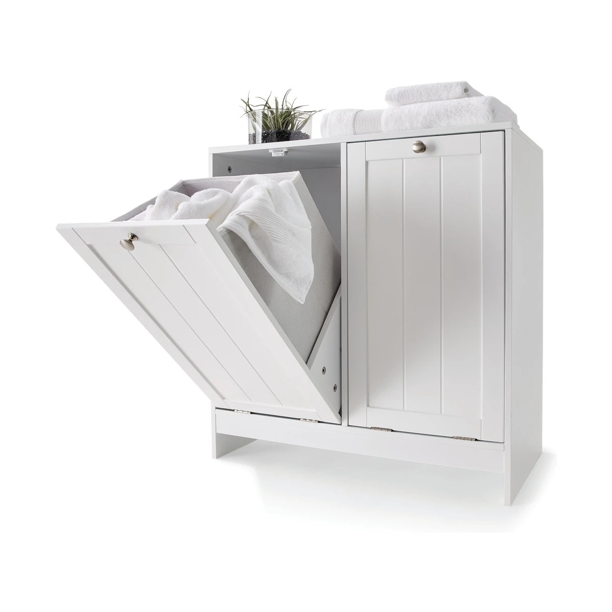 1 Laundry Hamper Cabinet, 1 of 10