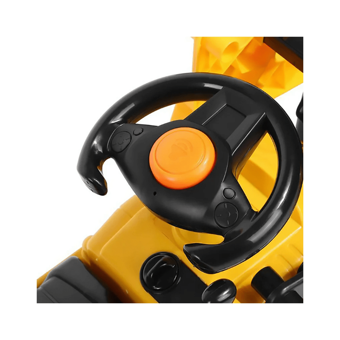 2 Lenoxx Ride On Digger Outdoor Tractor With Levers Yellow For Kids 3 Plus Years - Yellow, 2 of 4