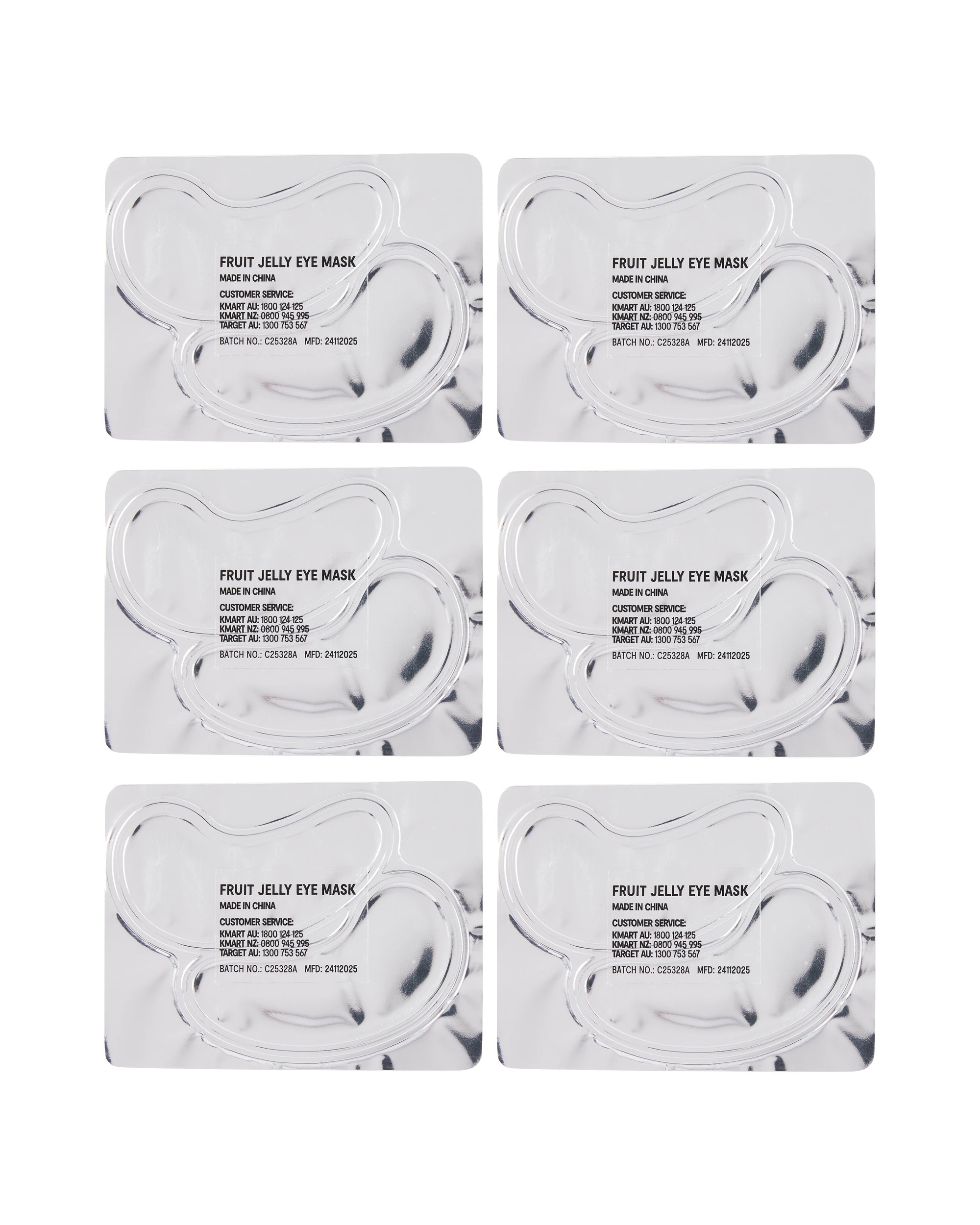 3 OXX Skincare 12 Piece Fruit Jelly Brightening Eye Mask - Pro Vitamin B5 and Blueberry Extract, 3 of 5