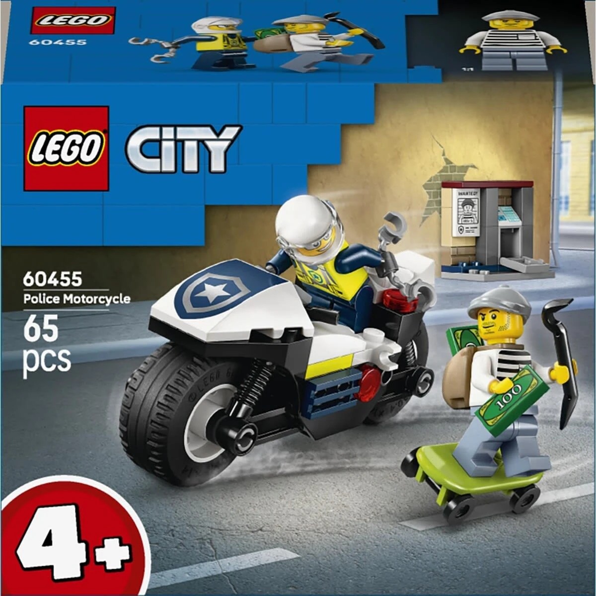1 LEGO City Police Motorcycle Chase 60455, 1 of 10