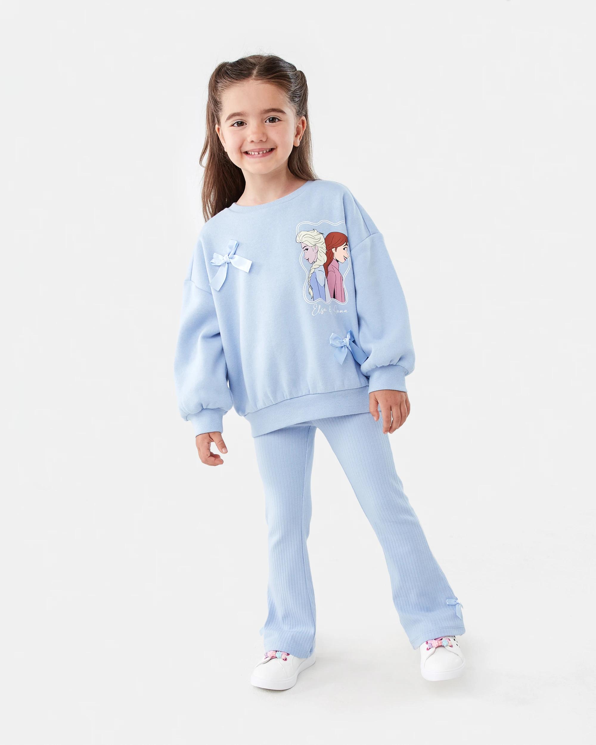 7 Frozen License Oversized Crew Neck Sweatshirt Frozen, 7 of 8