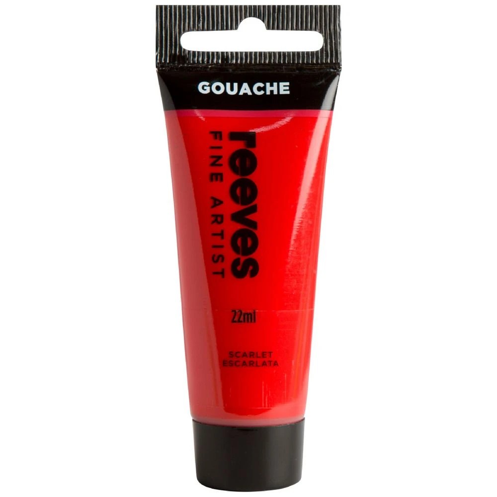 1 Reeves Gouache Paint 22mL Scarlet, 1 of 1