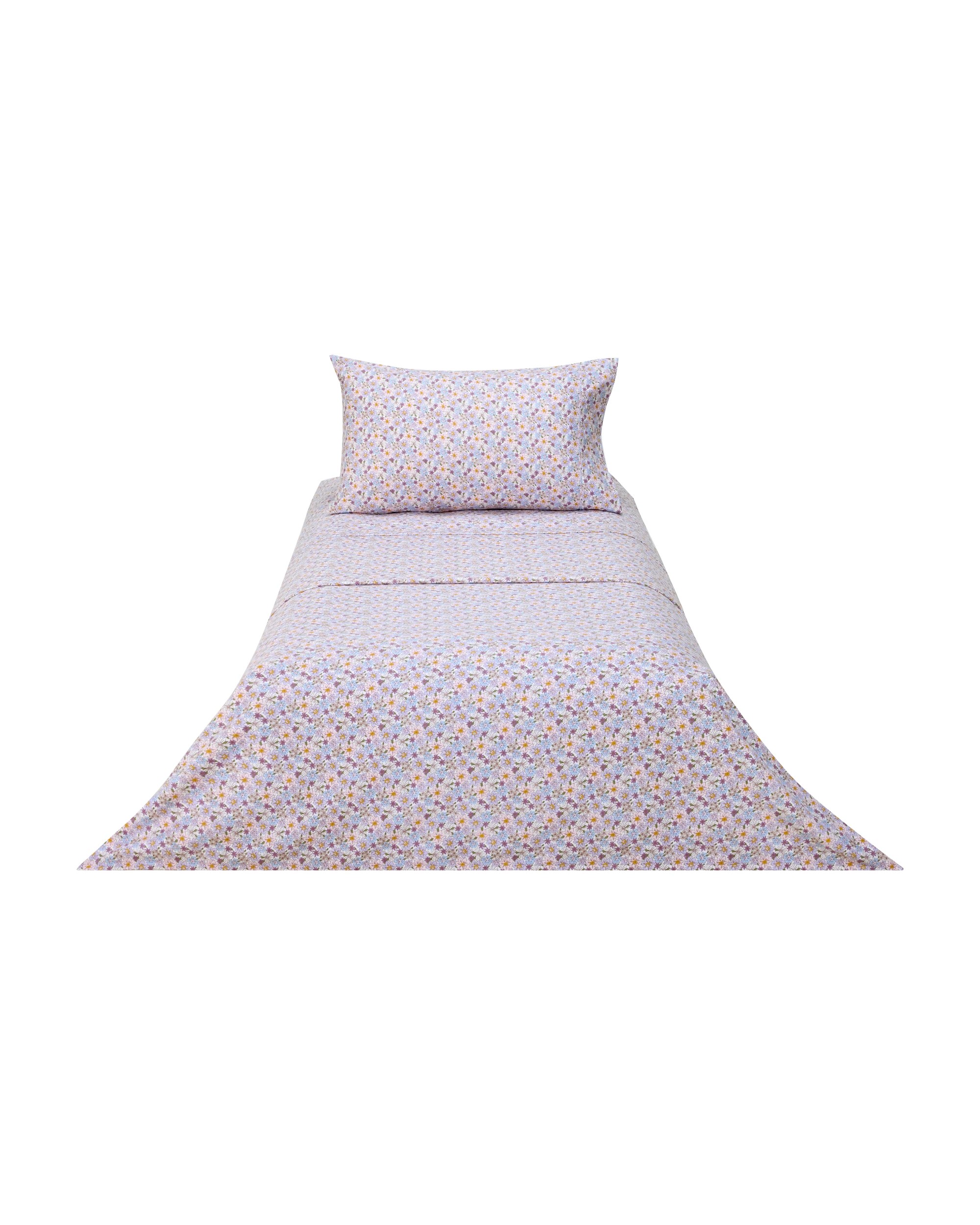 6 Floral Cotton Flannelette Sheet Set - Single Bed, 6 of 7