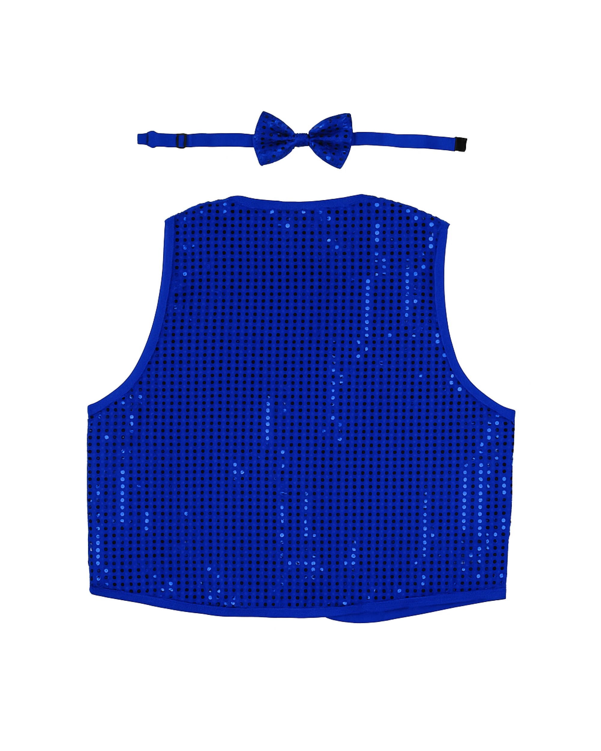 2 BR Costumes Kids Sequin Vest and Bow Tie Set for 80s Party Dress Up, 2 of 2