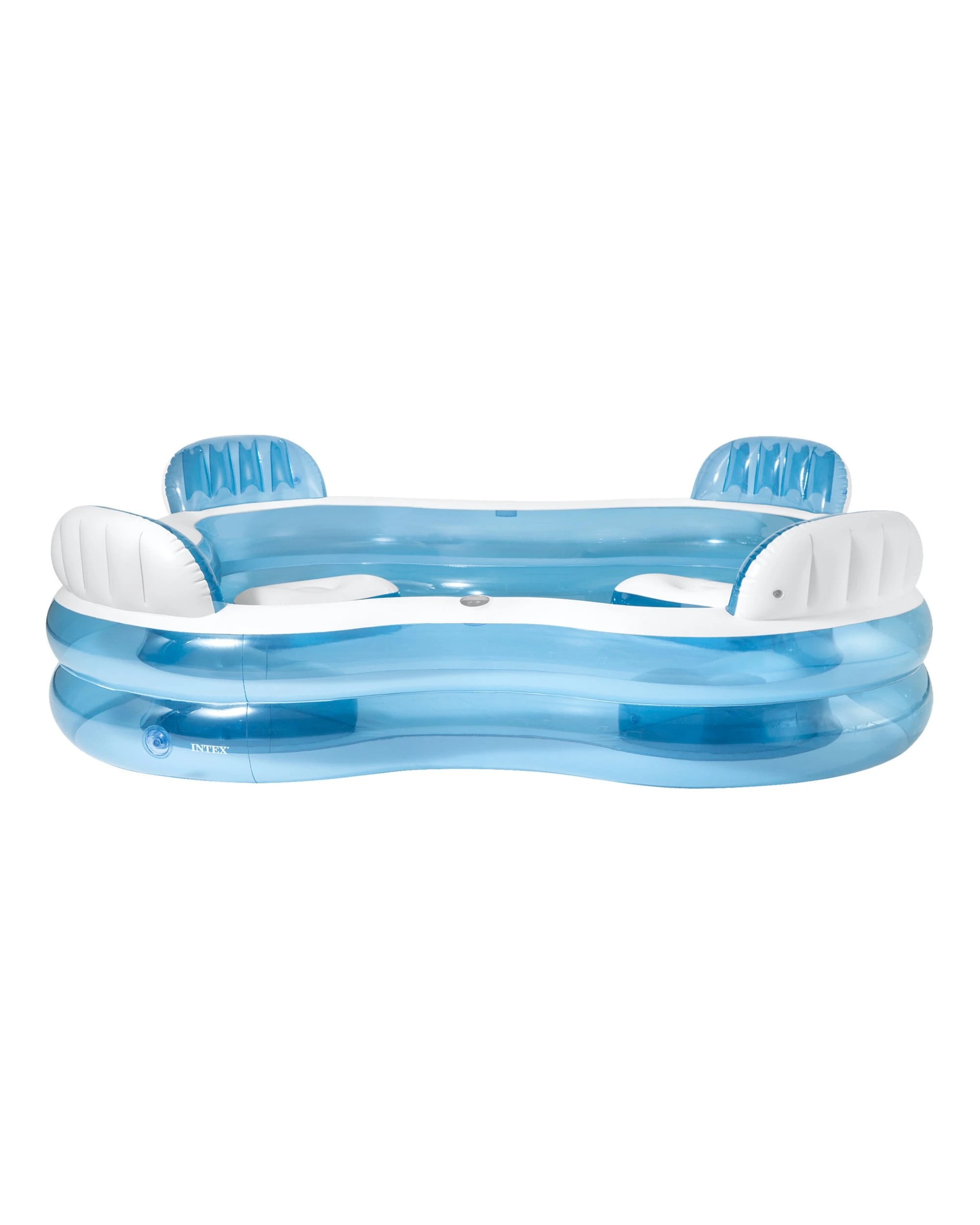 4 Intex Swim Center Square Inflatable Family Lounge Pool, 4 of 7