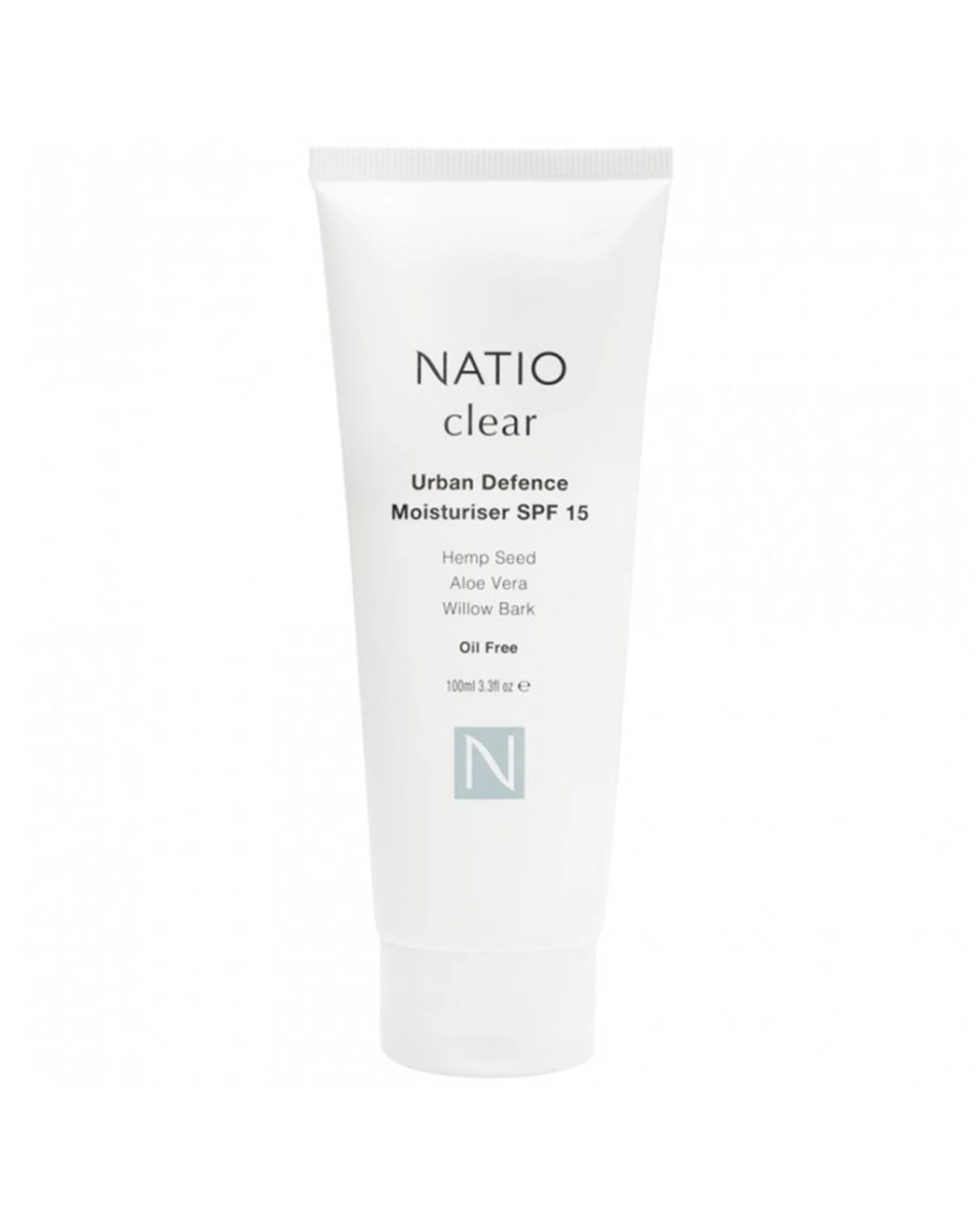 2 Natio 6PK Moisturiser Urban Defence Aloe Vera Willow Bark Oil 100ml - White, 2 of 2