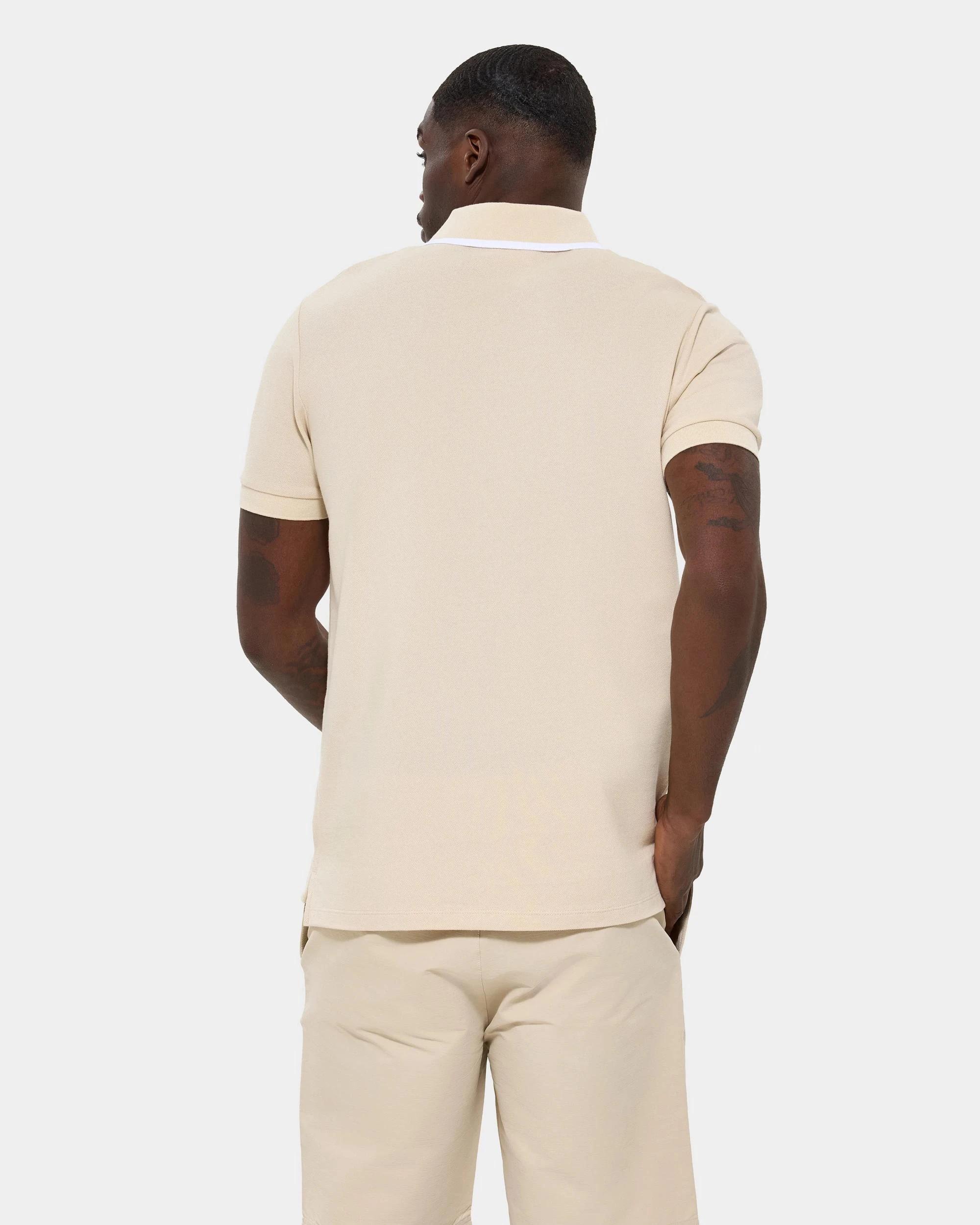 3 Kallan Short Sleeve Polo Top Oyster Grey - Fila NEUTRAL, 3 of 6