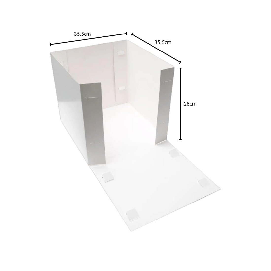 2 Papyrus & Co Papyrus & Co Tall White Cake Box With Window 35.5cm, 2 of 3
