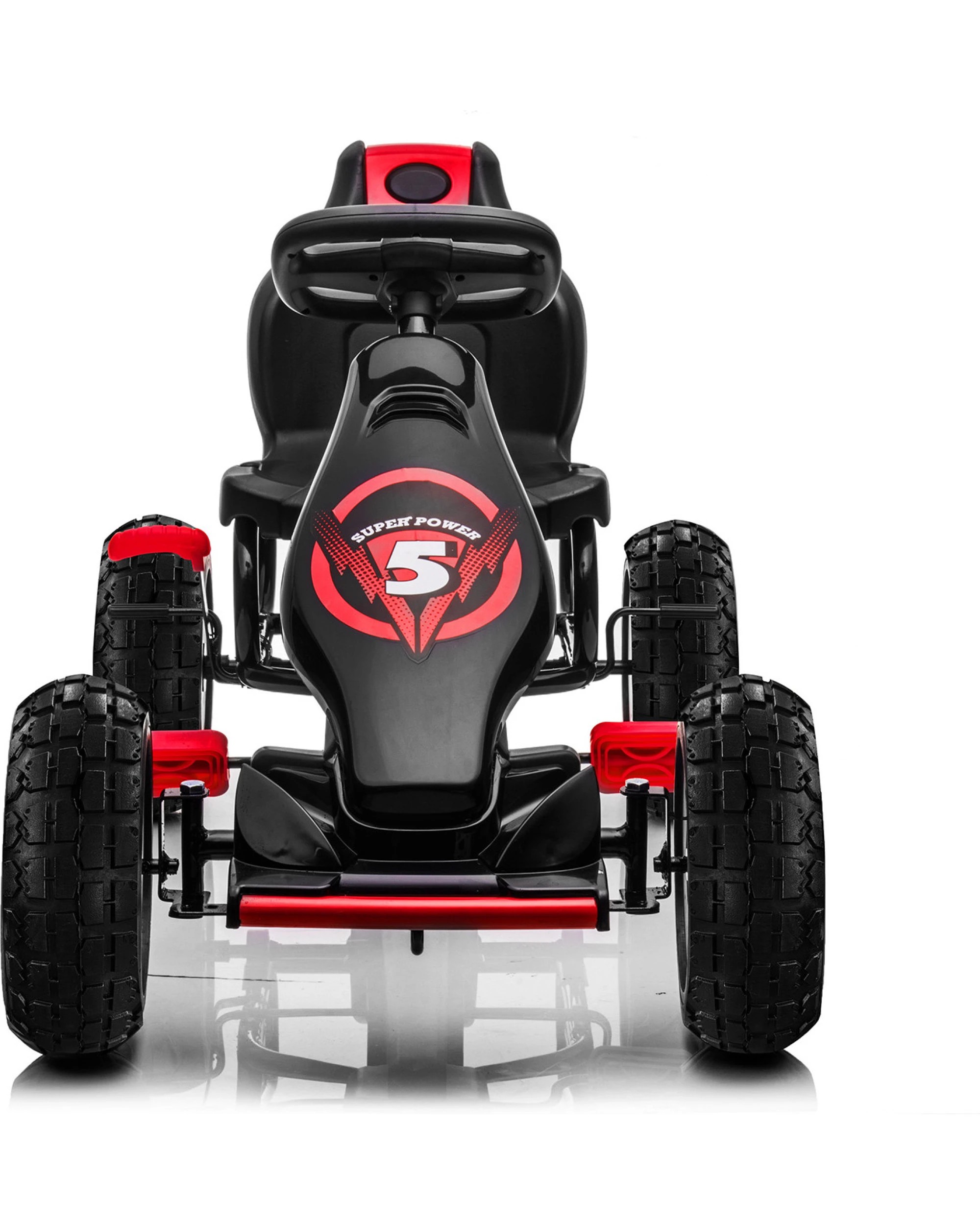 3 Kahuna G18 Kids Ride On Pedal Powered Go Kart Racing Style - Red, 3 of 6