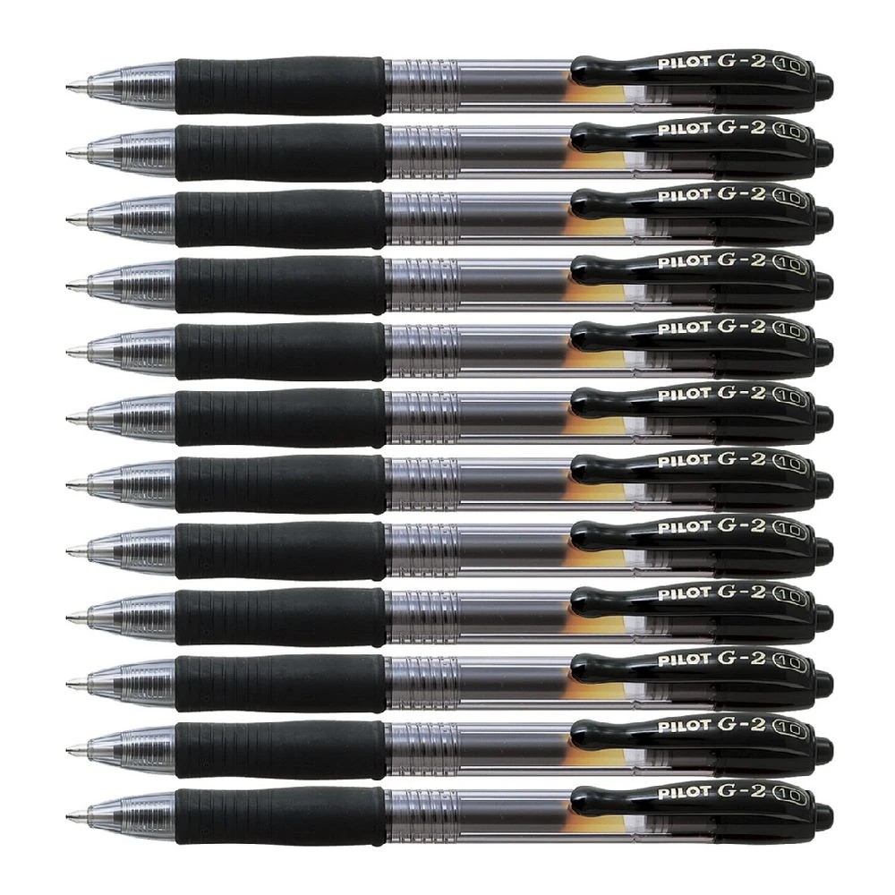 3 PILOT G2 Retractable Gel Pen 1.0mm Black 12 Pack, 3 of 3