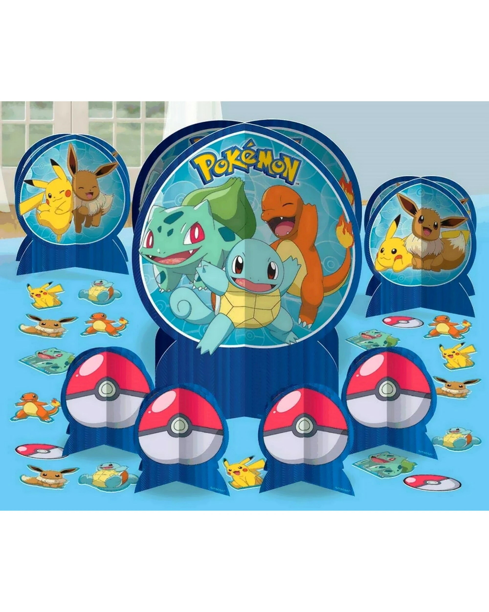 1 Pokemon Pokemon Classic Table Decorating Kit, 1 of 1