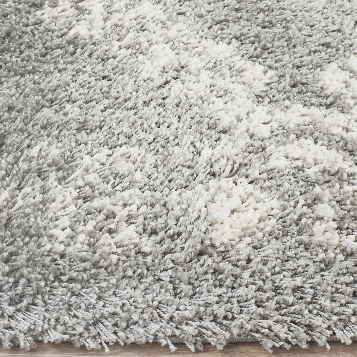 5 Common Ground Rugs Amber 33 170x120cm - Small Power Loomed Shag Rug - Silver, 5 of 7