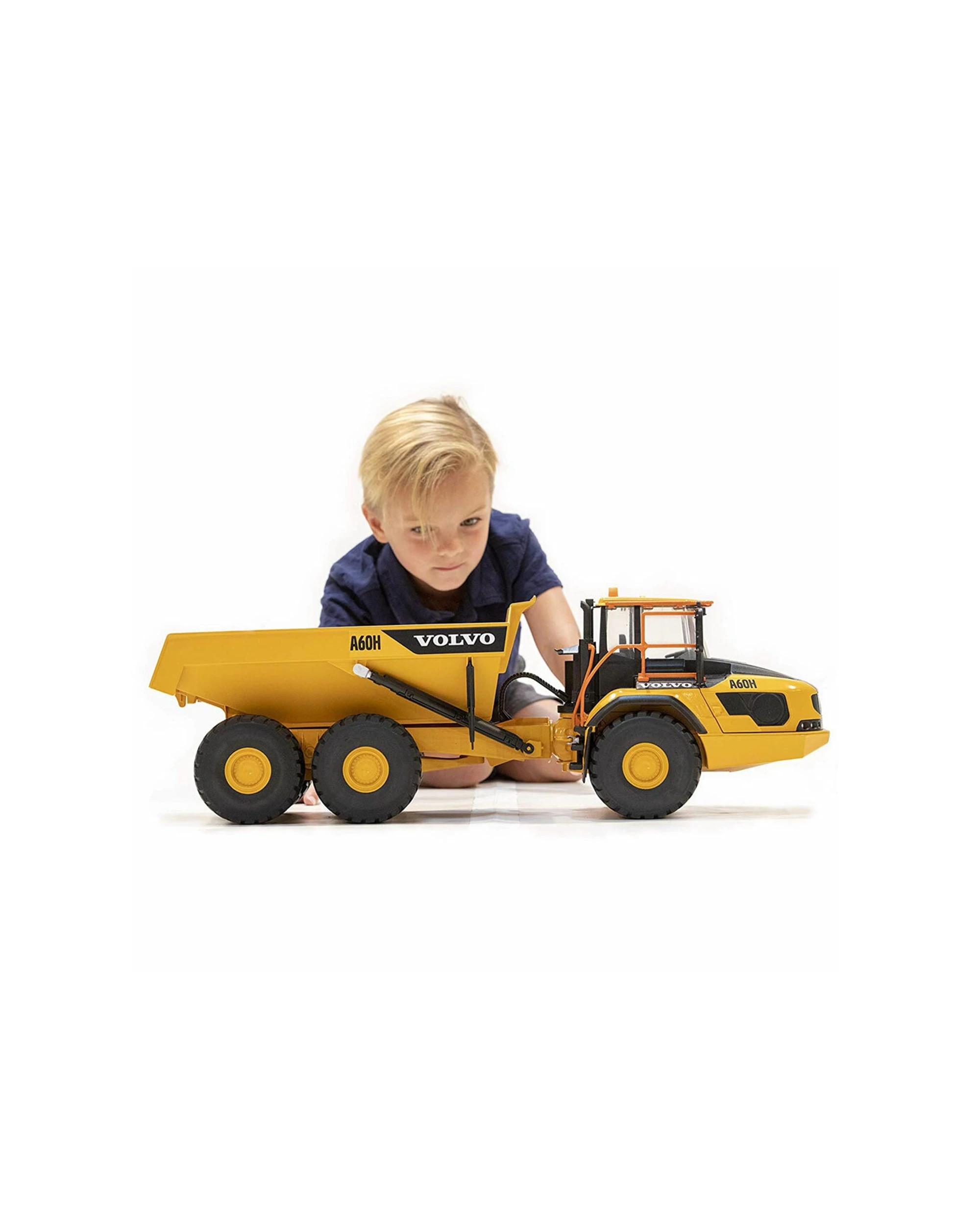 8 Bruder 1 16 Volvo A60h Construction Hauler Toy Dump Truck Yellow 3 Years - Yellow, 8 of 9