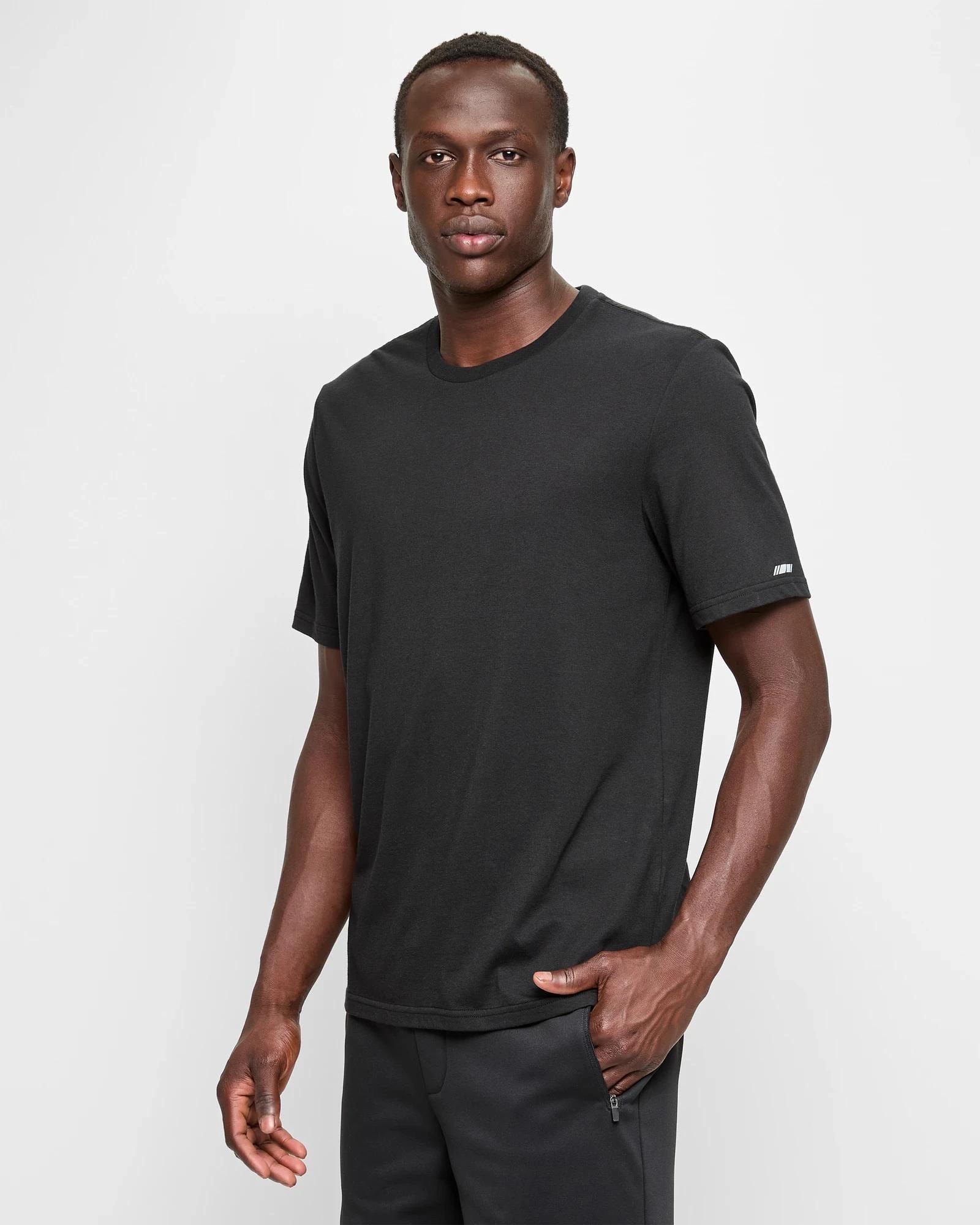 3 Target Active Cotton Blend T-Shirt BLACK, 3 of 5