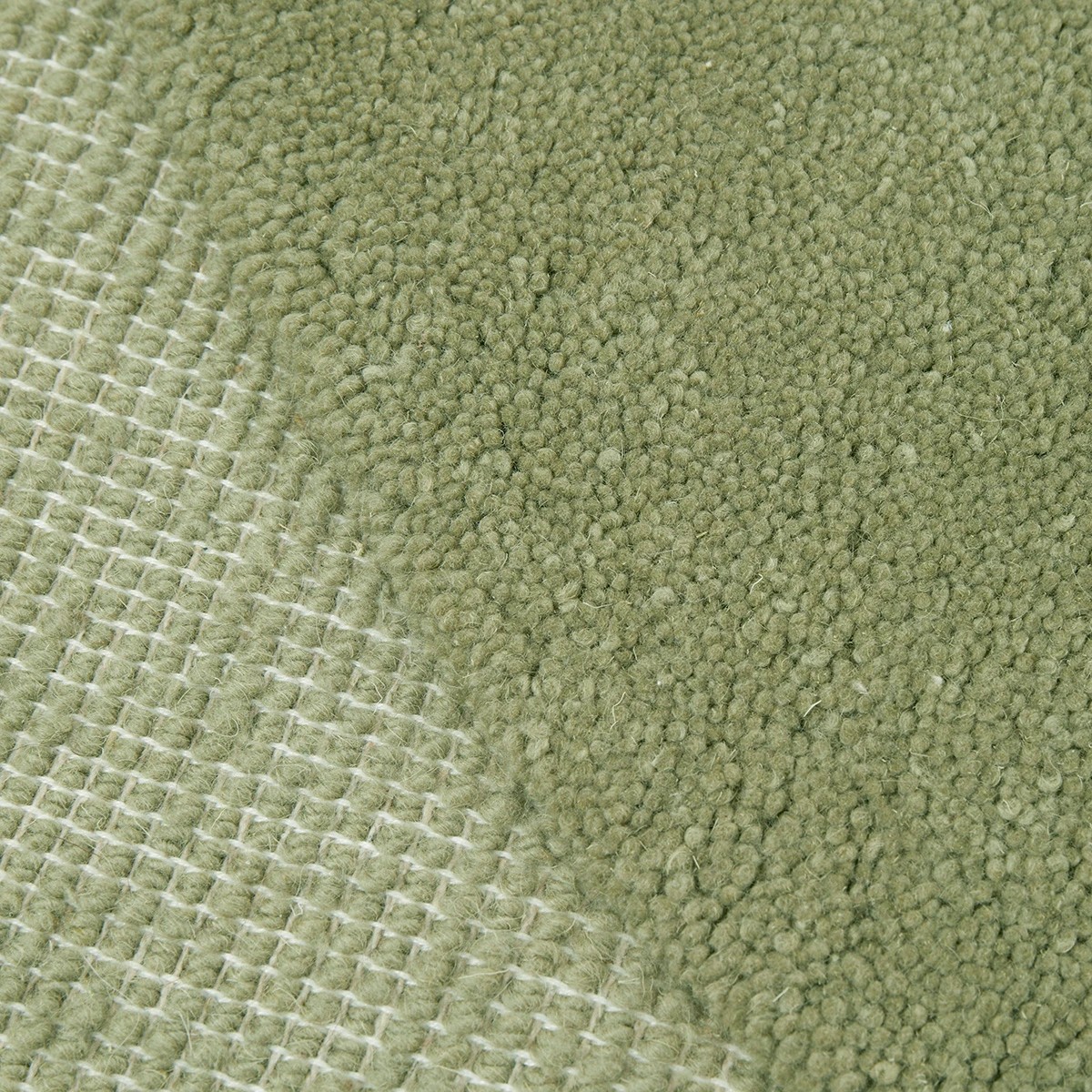 5 Common Ground Rugs Calista 165x115cm - Small Shaped Hand Tufted Wool Rug - Green, 5 of 7