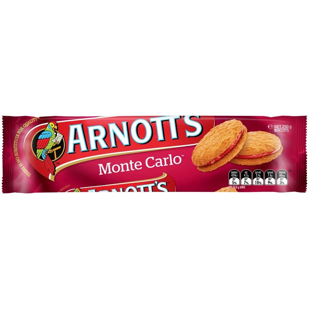 2 Arnott's Monte Carlo Biscuits 250g, 2 of 4