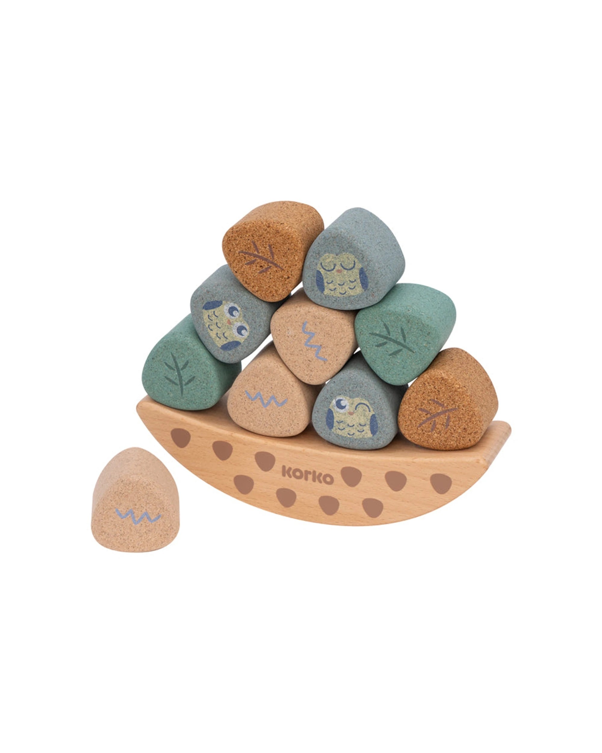 1 Korko Balancing Stacking Nest Toy Imaginative Play Skill Development Educational Toy - Multi, 1 of 3