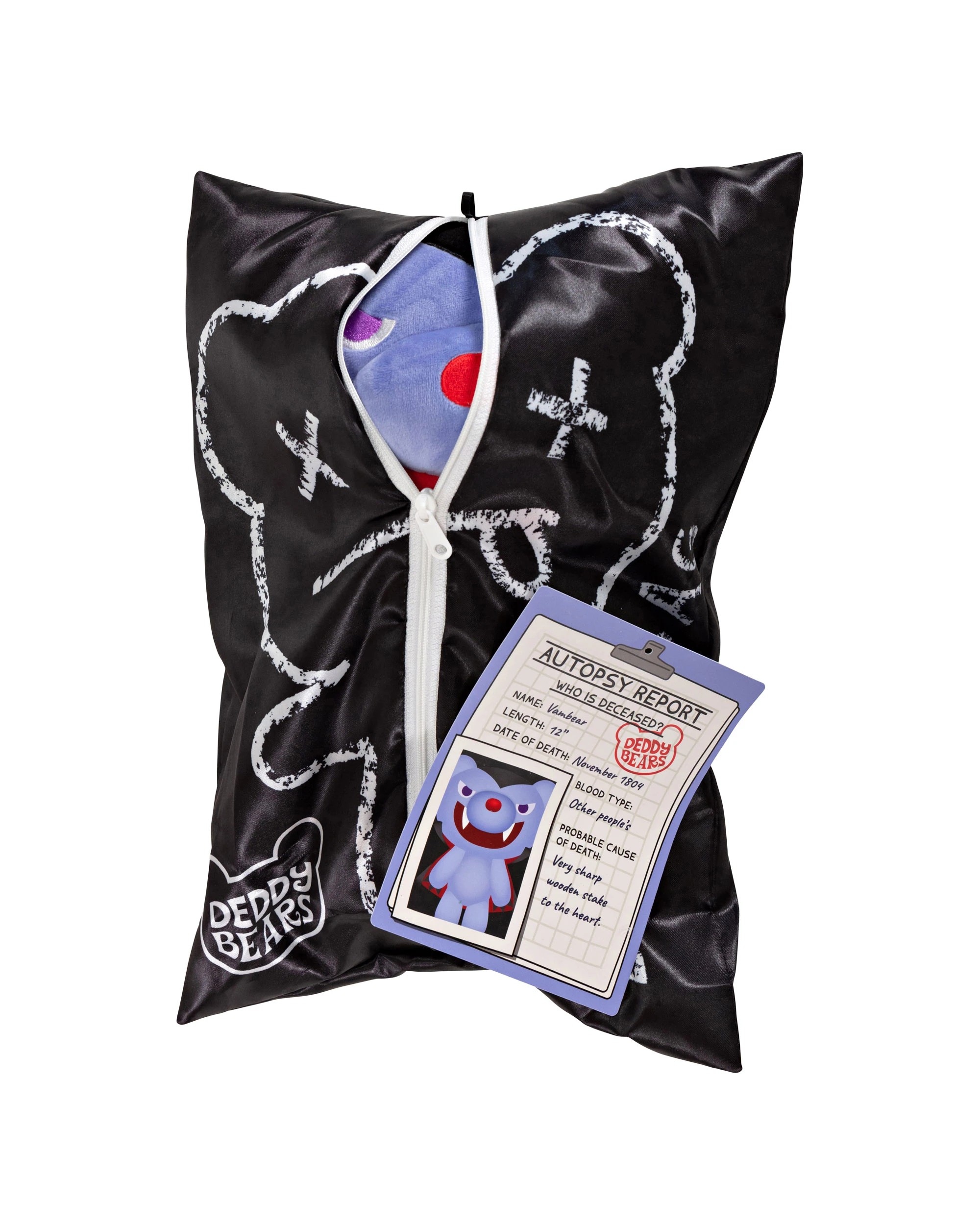 2 Deddy Bears - Vambear Halloween Bear in Bag, Plush Toy, Purple, 30cm (Height) - Purple, 2 of 4