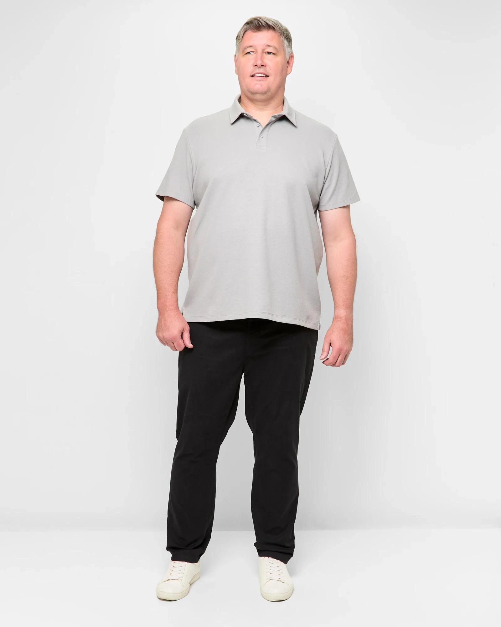 2 Target Plus Size Australian Cotton Blend Waffle Polo Top ALLOY, 2 of 5