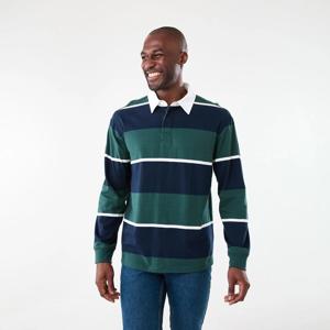 Long Sleeve Striped Rugby Shirt