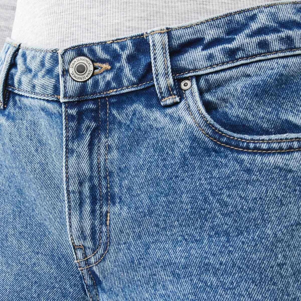 7 Low Rise Straight Leg Jeans Mid Wash, 7 of 10