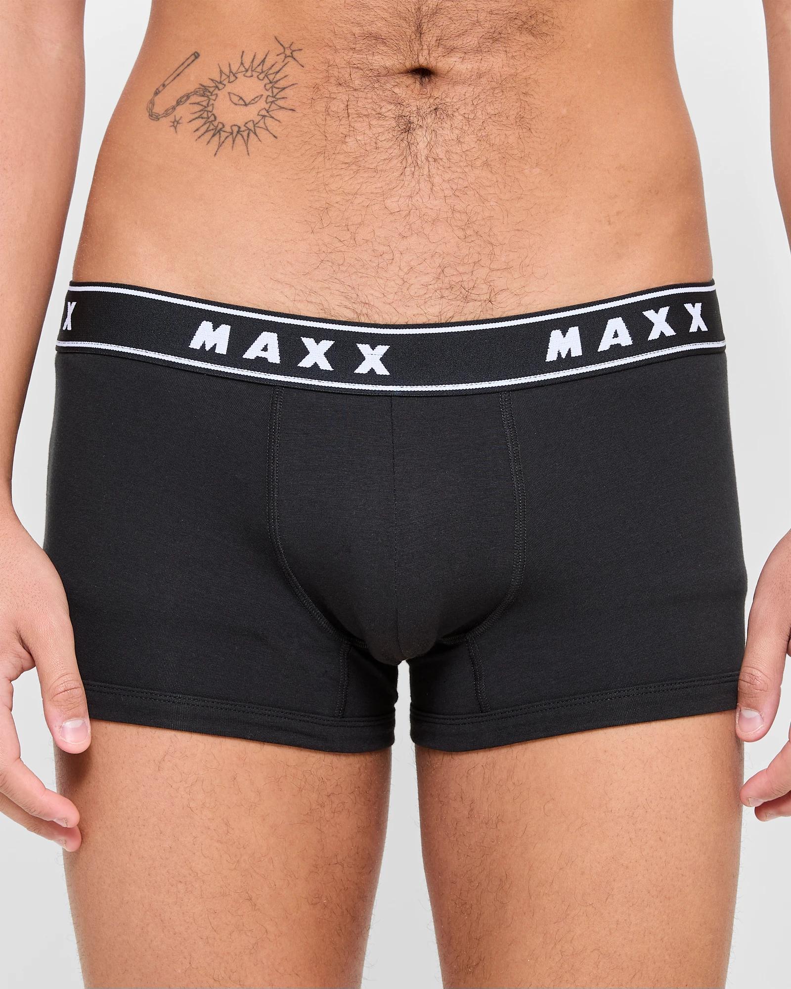 2 3 Pack Fitted Trunks - Maxx BLACK, 2 of 4