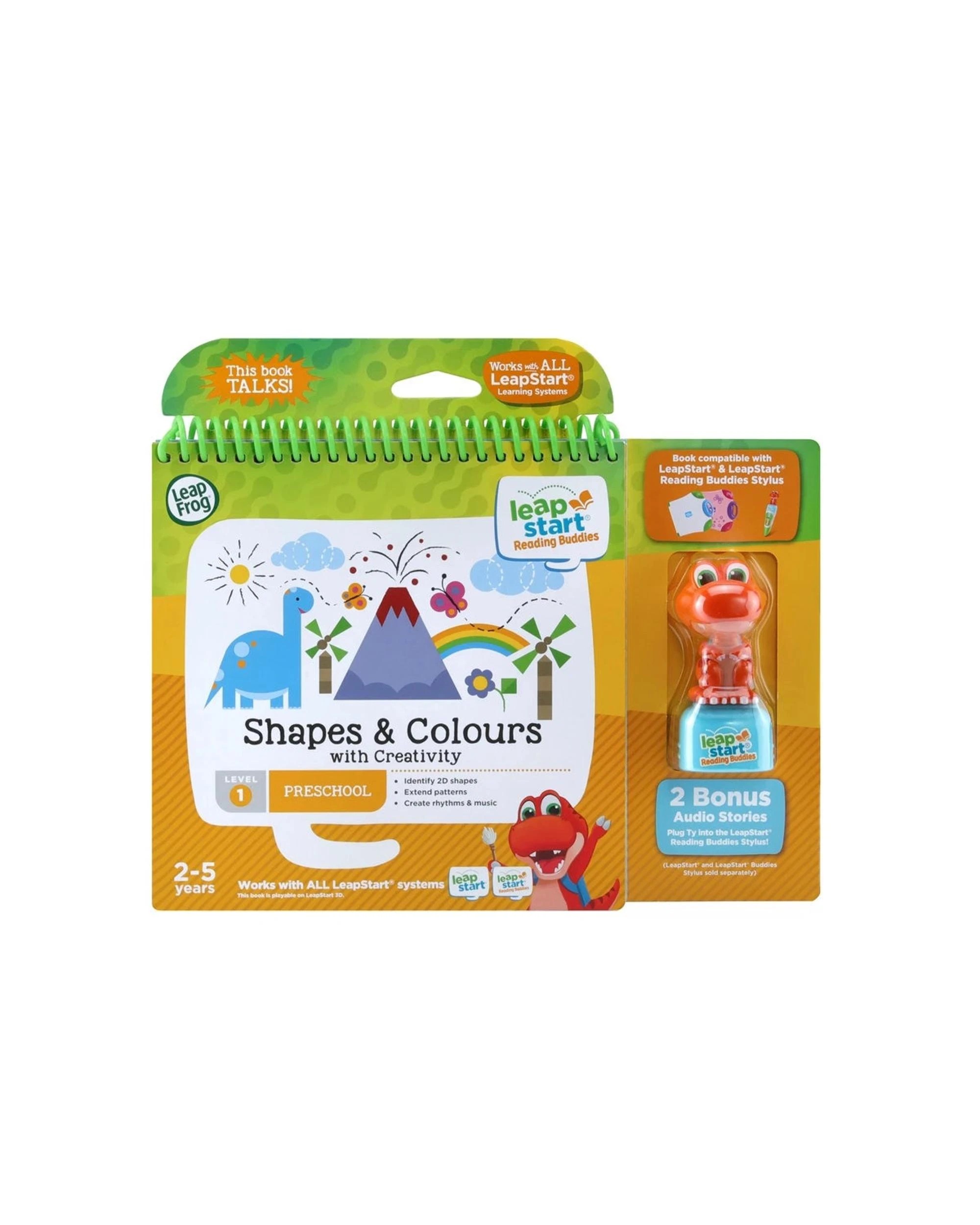 1 Leapfrog Leapstart Reading Buddies Shapes and Colours with Creativity, 1 of 5