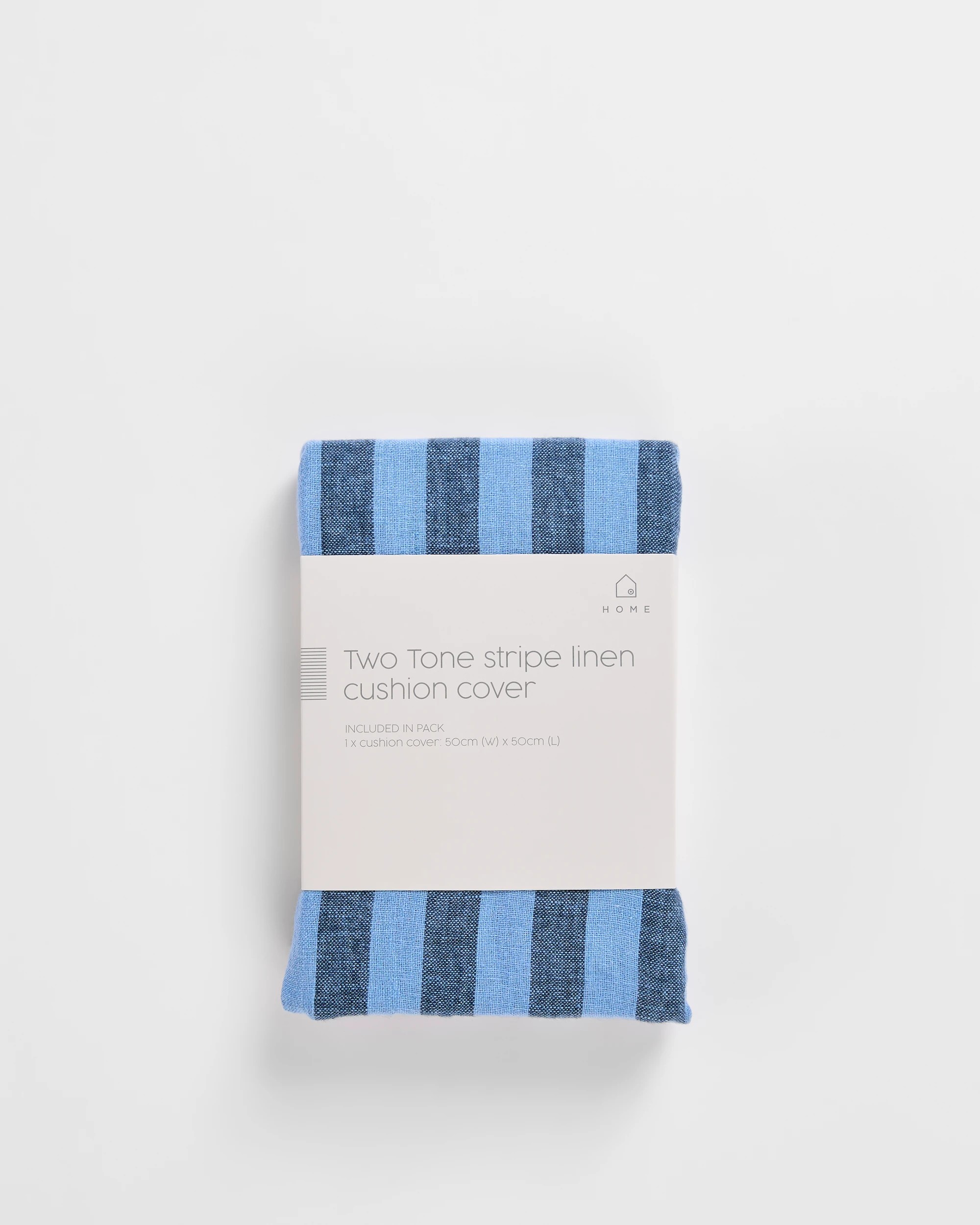 1 Target Two Tone Stripe Linen Stripe Cushion - Blue Bonnet - Blue, 1 of 3