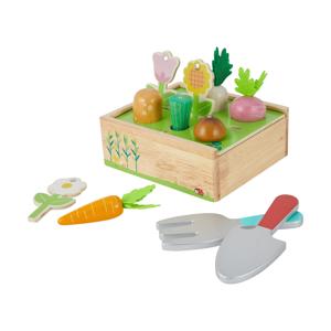 12 Piece Wooden Gardening Shape Sorter Playset