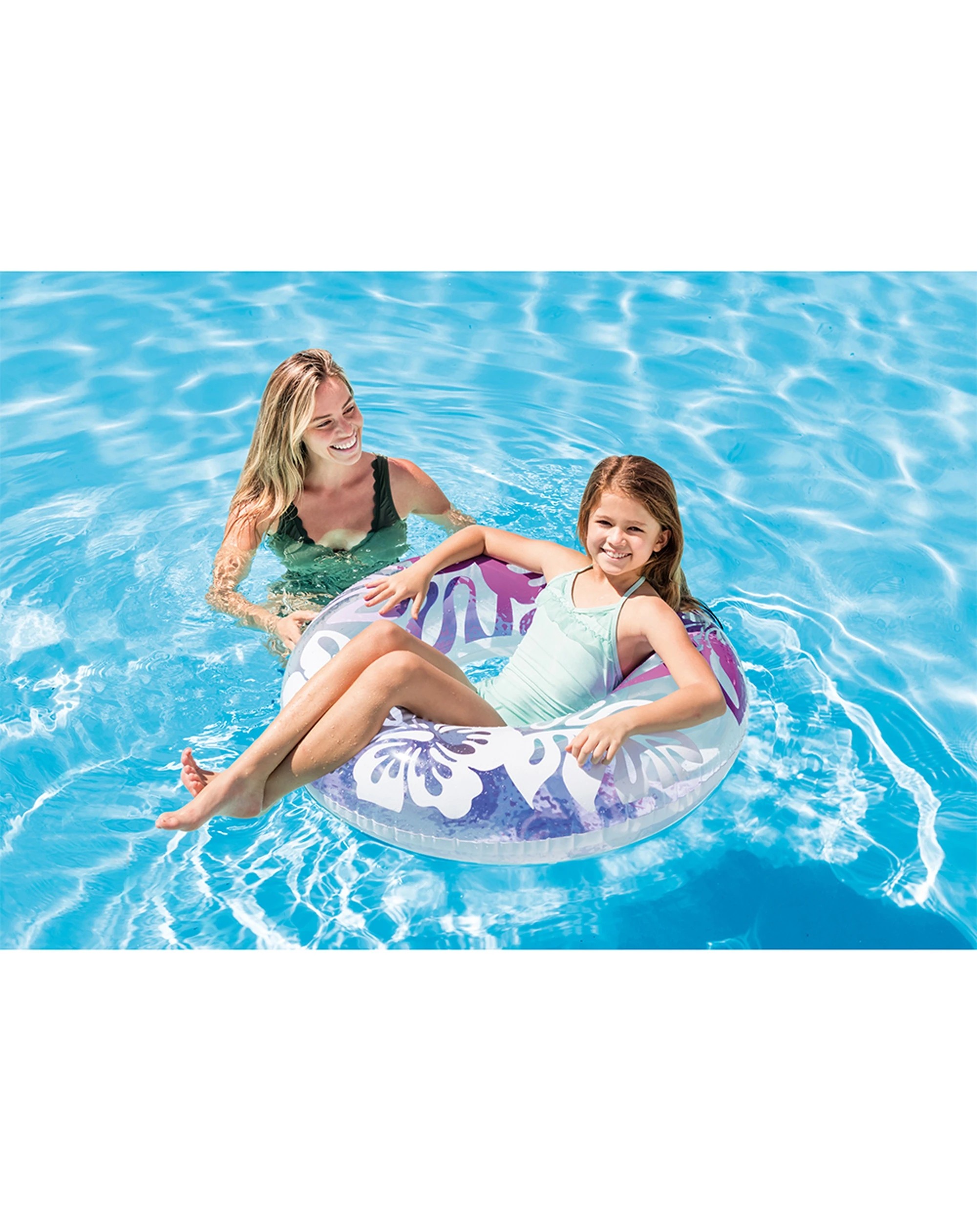 9 Intex 4PK Tropical Colour Inflatable Pool Swim Tube - Assorted, 9 of 9