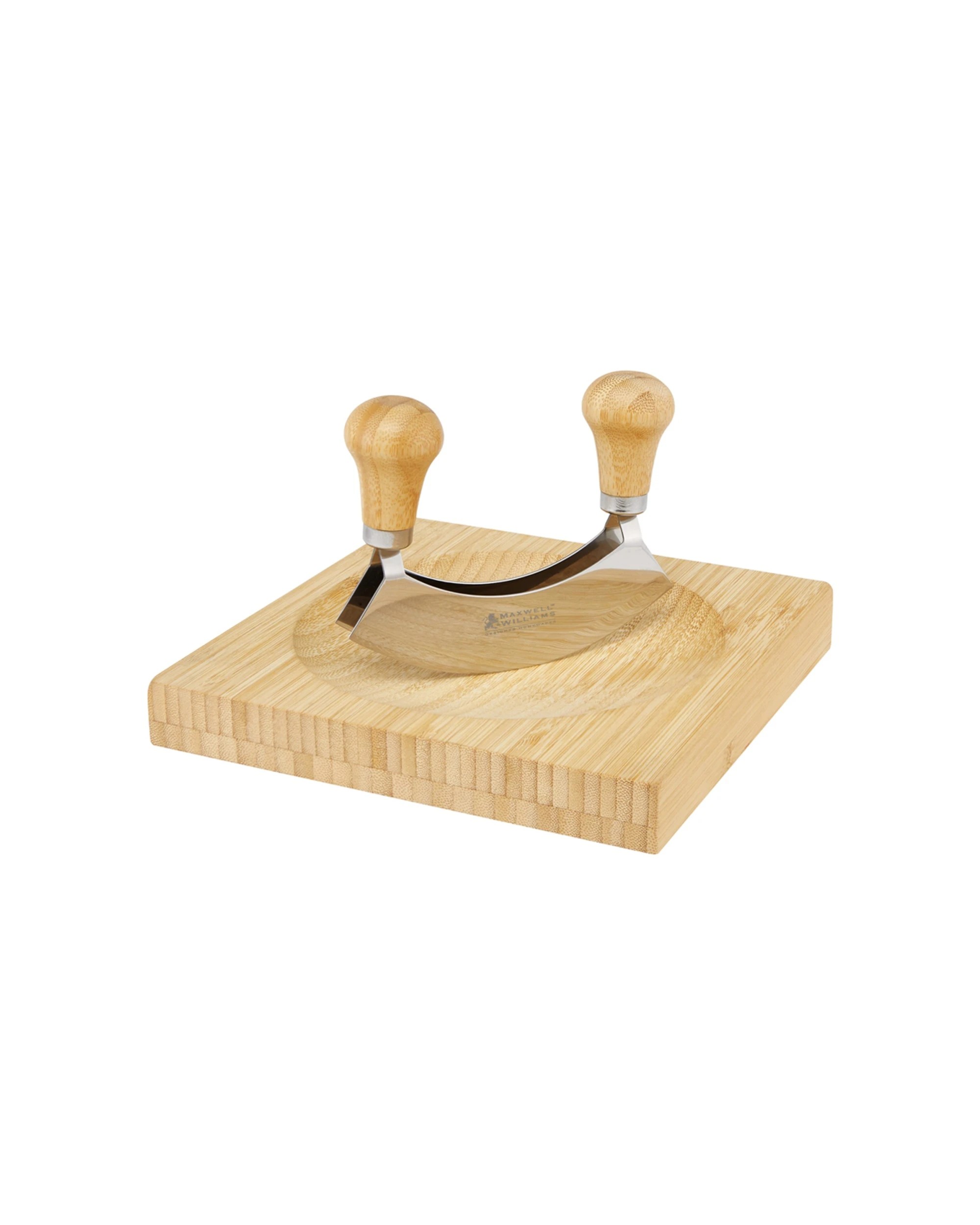 1 Maxwell & Williams Evergreen Bamboo Mezzaluna Square With Gift Box For Kitchen
 - Plain, 1 of 6