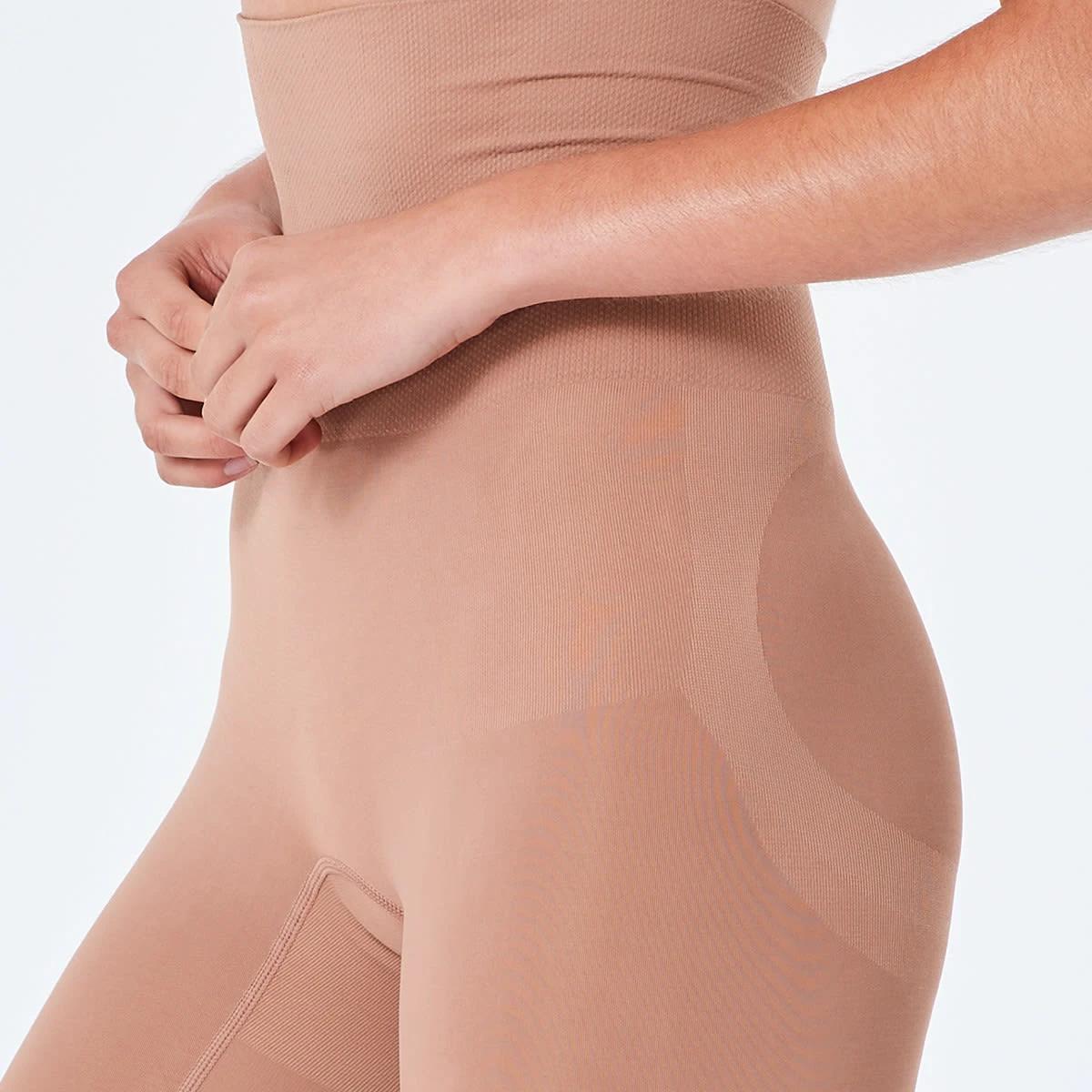 4 Firm Control Seamfree Shaping Shorts BEIGE TAN, 4 of 4