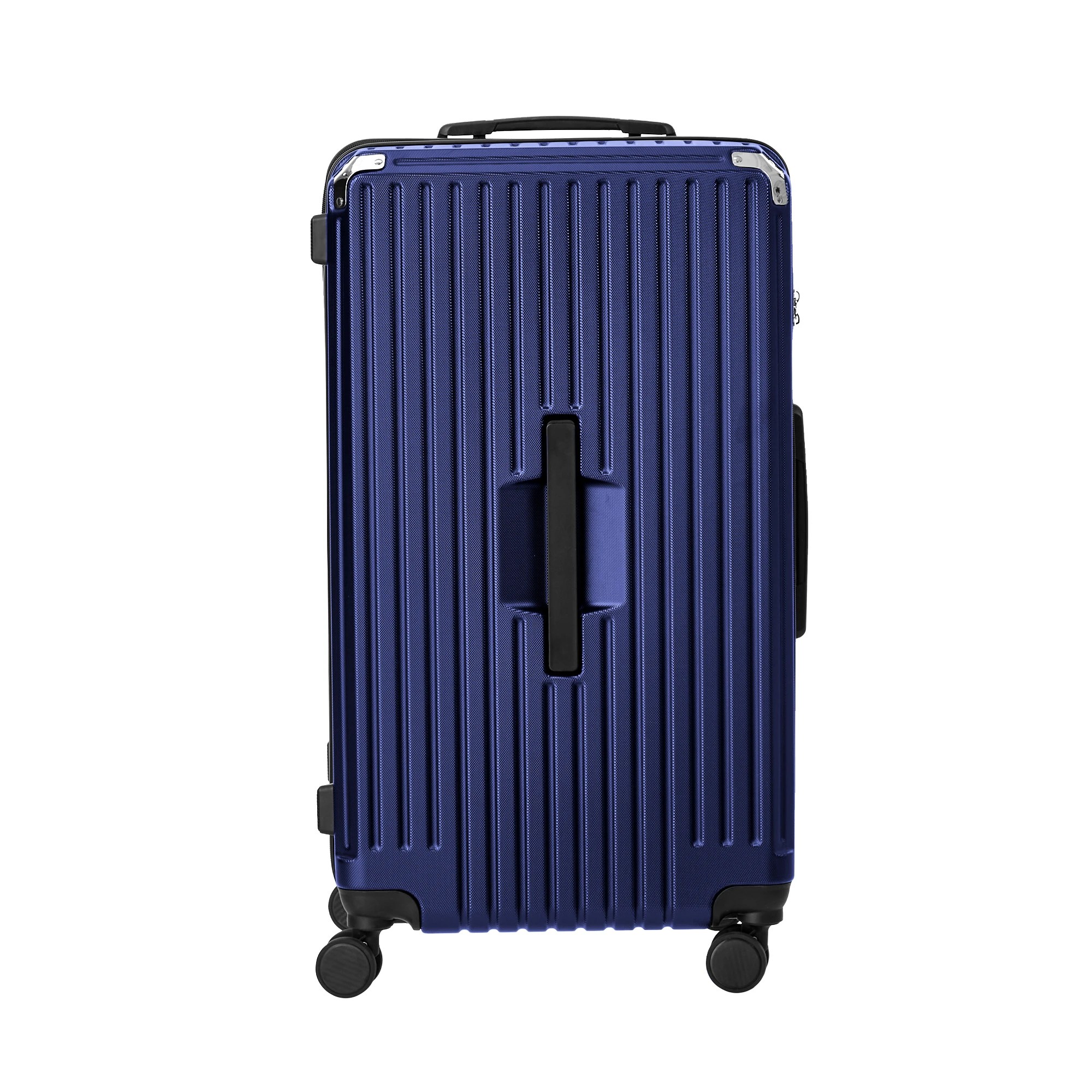 6 Mazam 28" Luggage Suitcase TSA Hard Shell Case with Cup Holder - Blue, 6 of 9