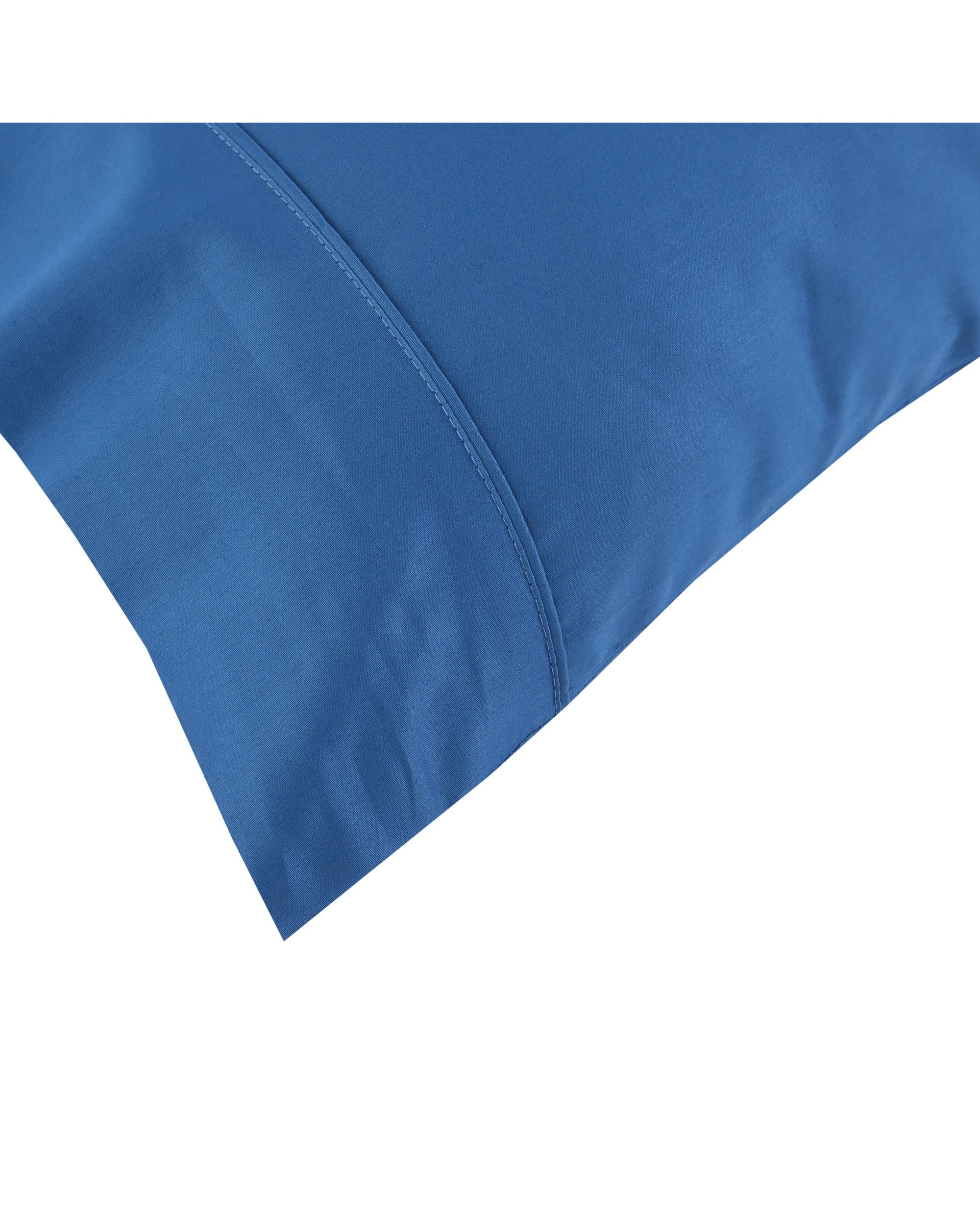 2 Dreamaker 250TC Plain Dyed Standard Pillowcases Twin Pack 48x73cm - Marine, 2 of 3