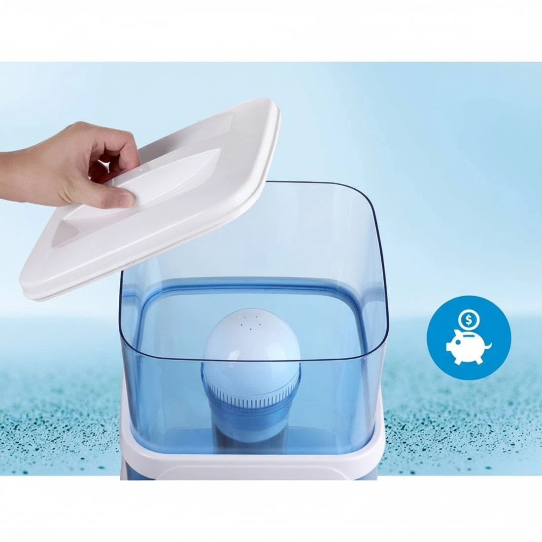 6 Devanti Water Cooler Dispenser 22L Filter Bottle - Blue, 6 of 8