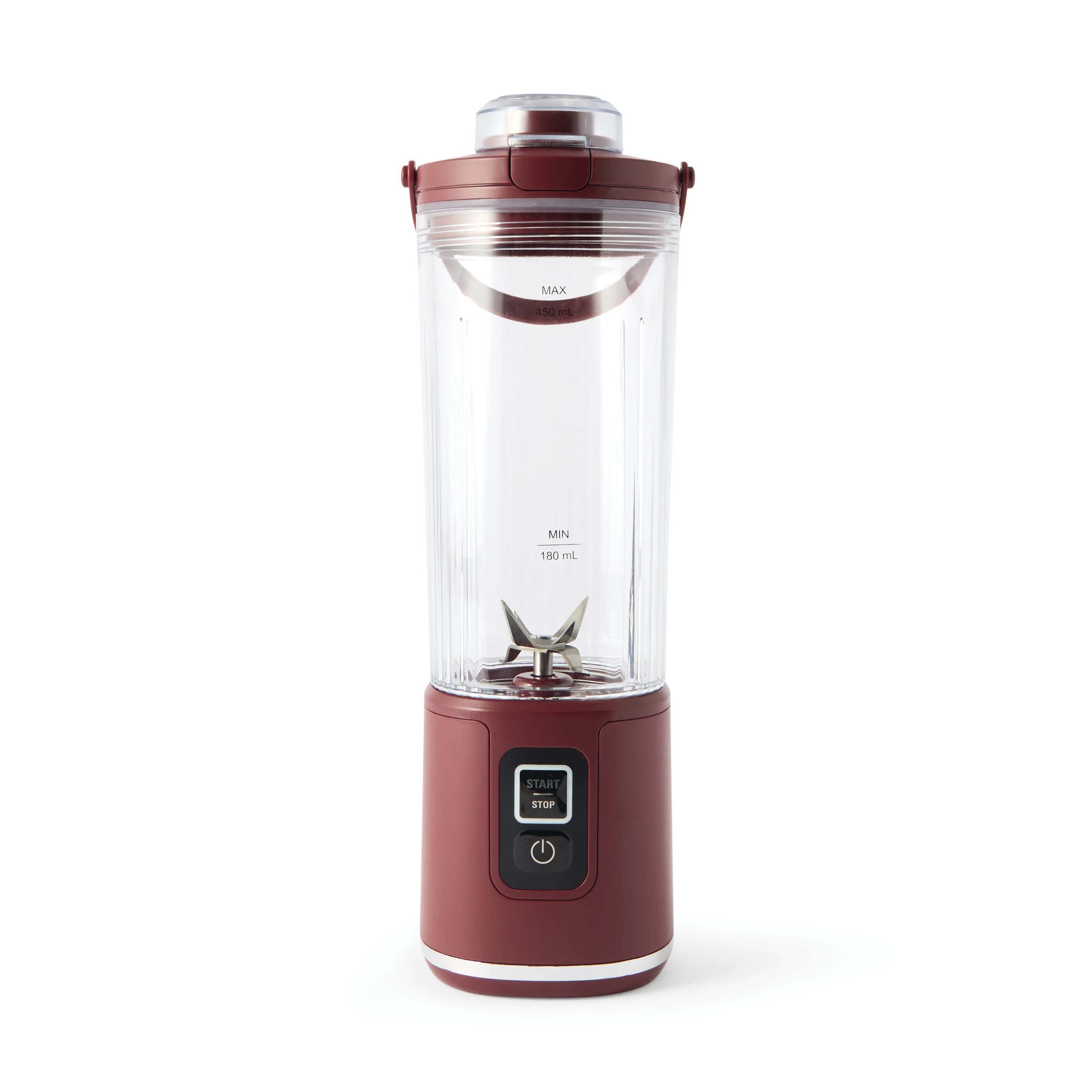 2 Portable USB Blender - Dark Red, 2 of 10