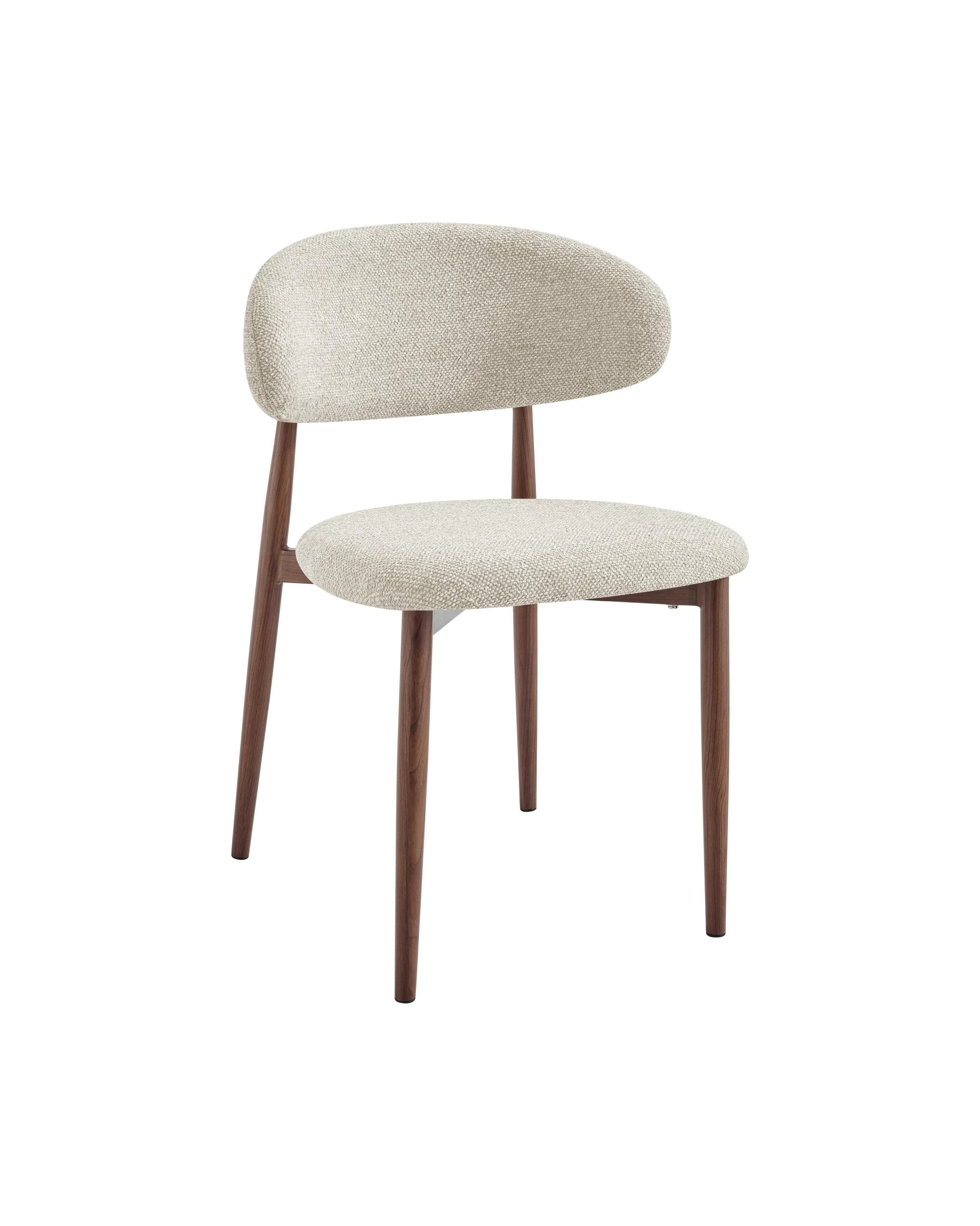 9 Kodu Dining Chairs Pair (Set of 2) - Beige, 9 of 10