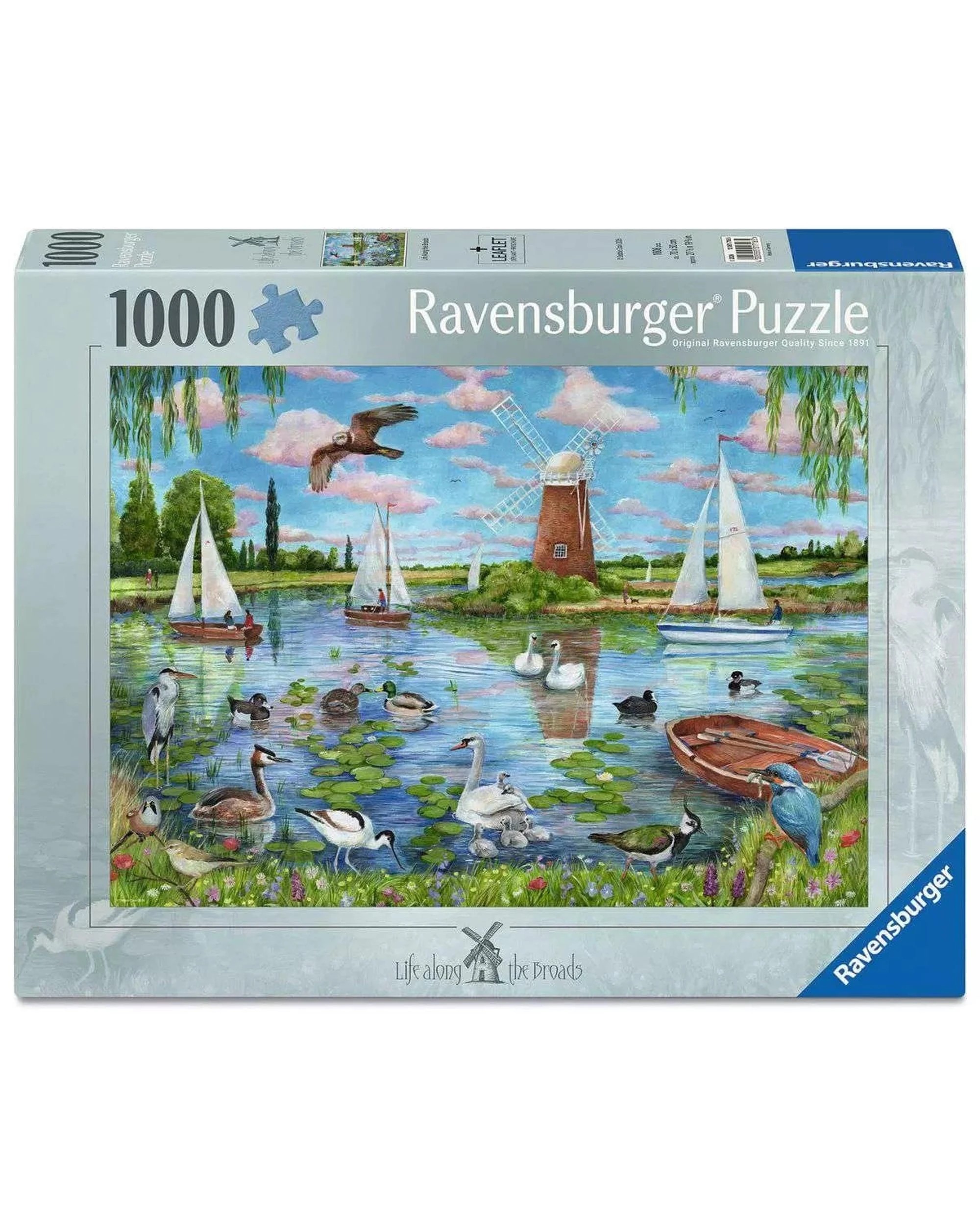 1 Ravensburger Life Along the Broads 1000 Piece Jigsaw Puzzle, 1 of 3
