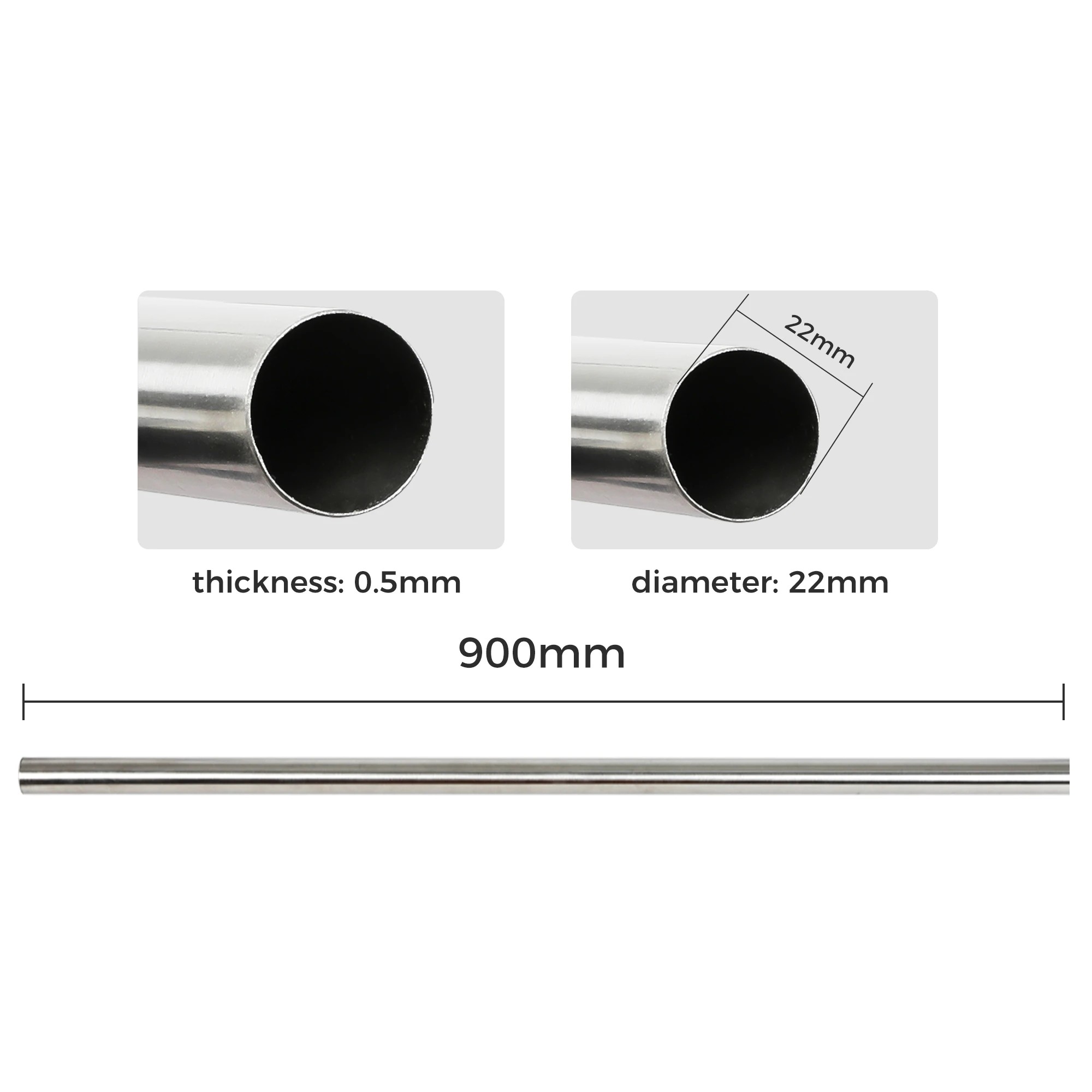 3 Marlow Metal Curtain Pole Rod Set Extendable Adjustable In Satin Nickel, 3 of 5